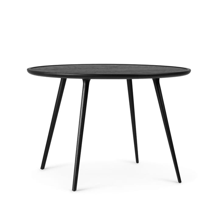 Tavolo da pranzo rotondo Accent - rovere macchiato nero Ø 110 cm - Mater