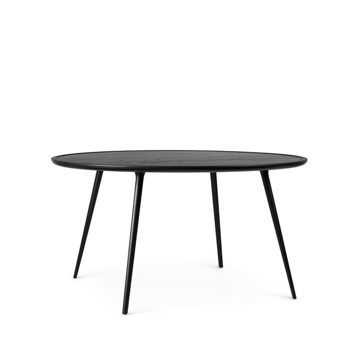 Tavolo da pranzo rotondo Accent - rovere macchiato nero Ø 140 cm - Mater