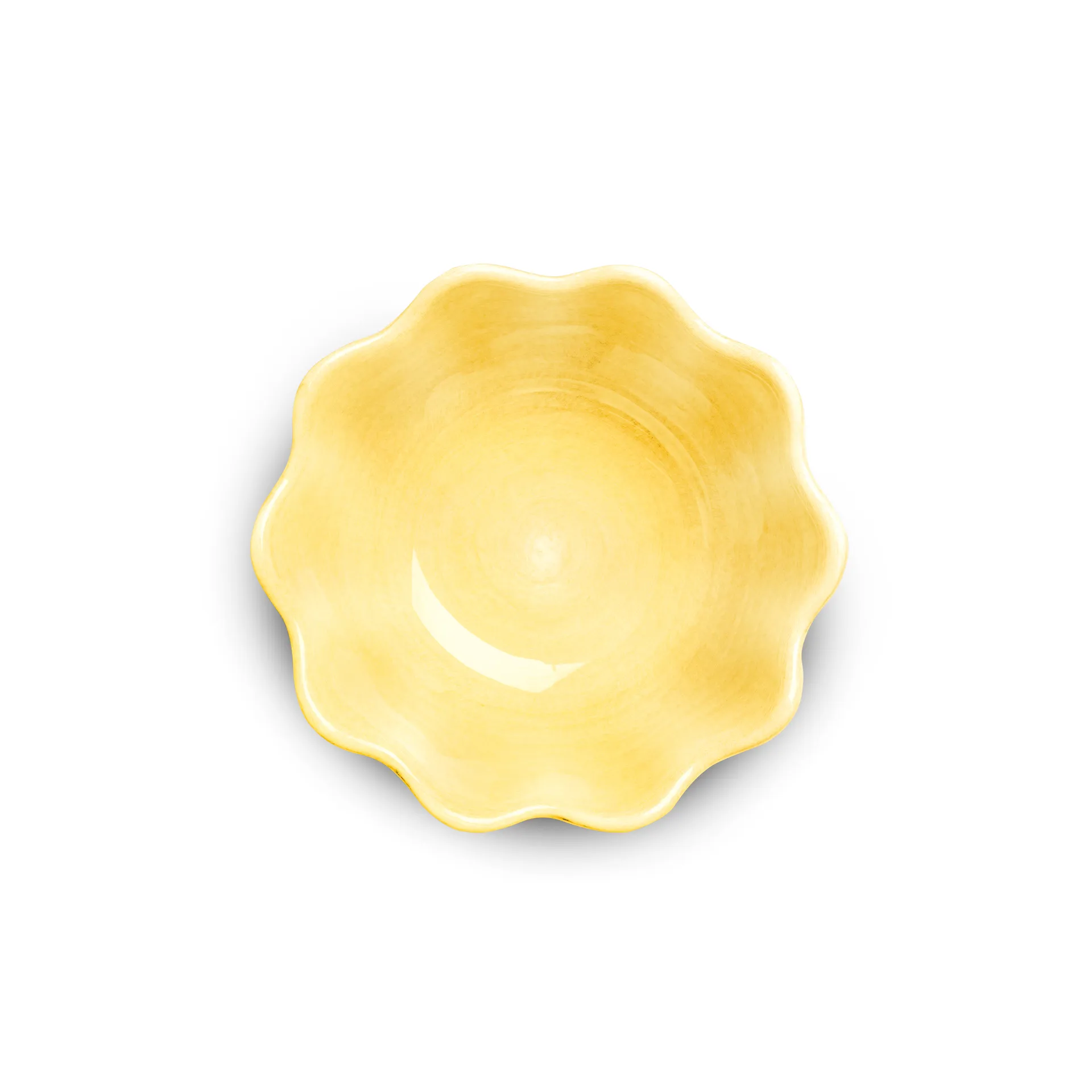 Ciotola Oyster Ø13 cm, Giallo Mateus