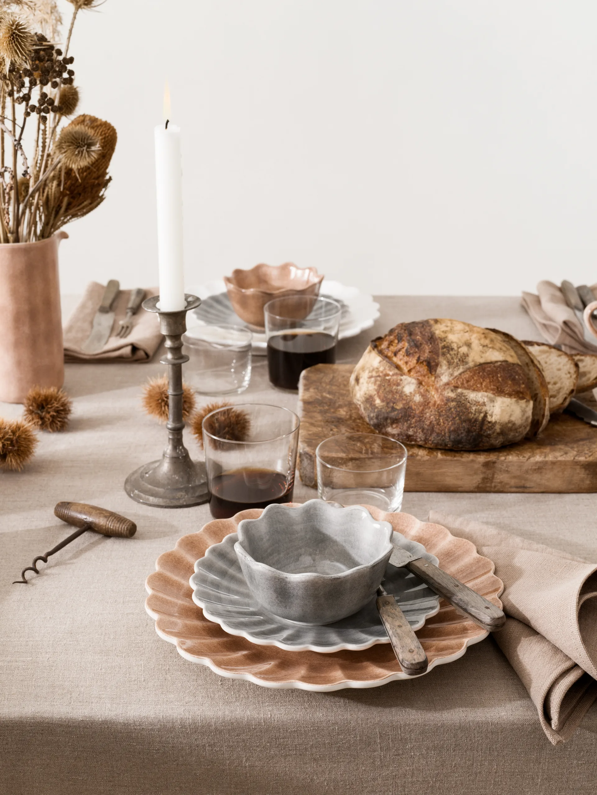 Ciotola Oyster Ø13 cm, Grigio Mateus