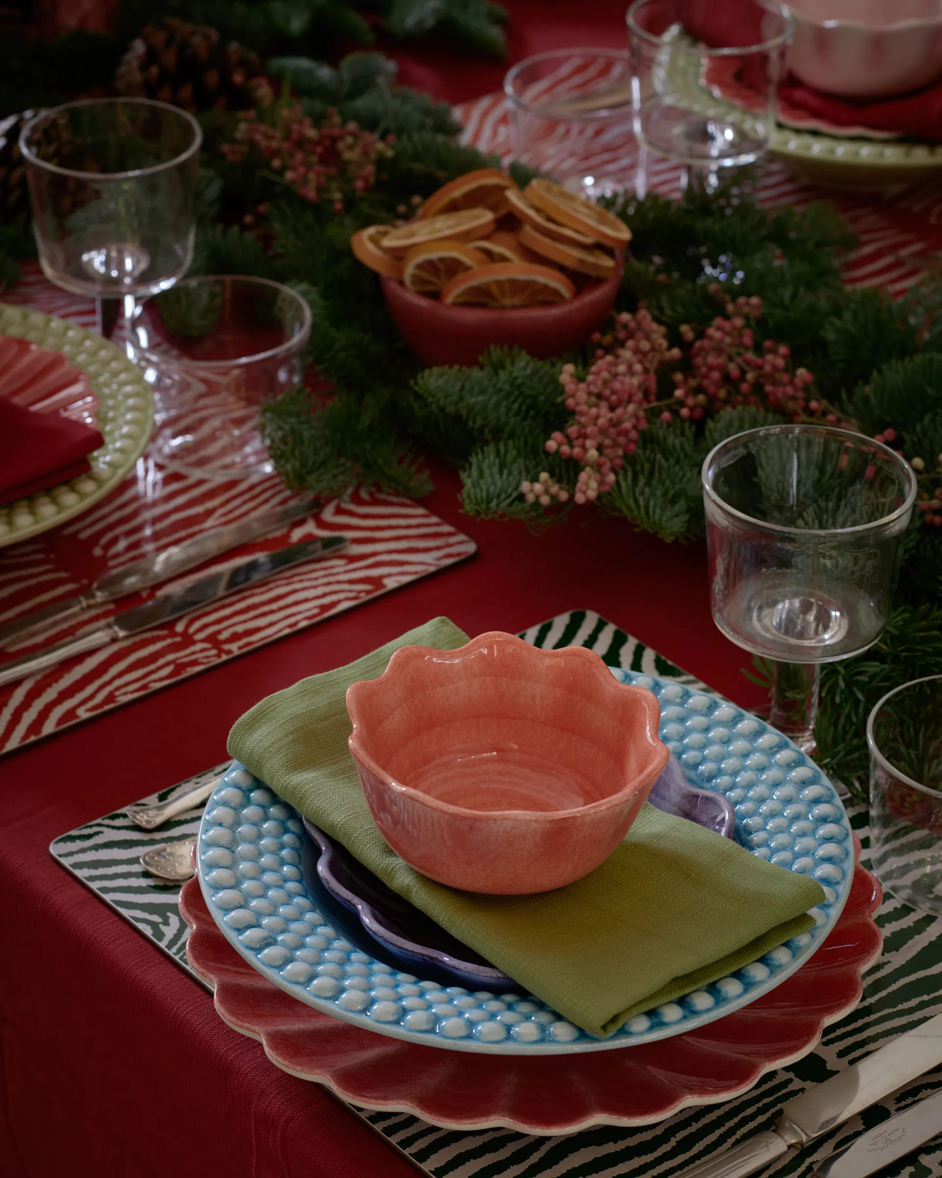 Ciotola Oyster Ø13 cm, Rosso Mateus