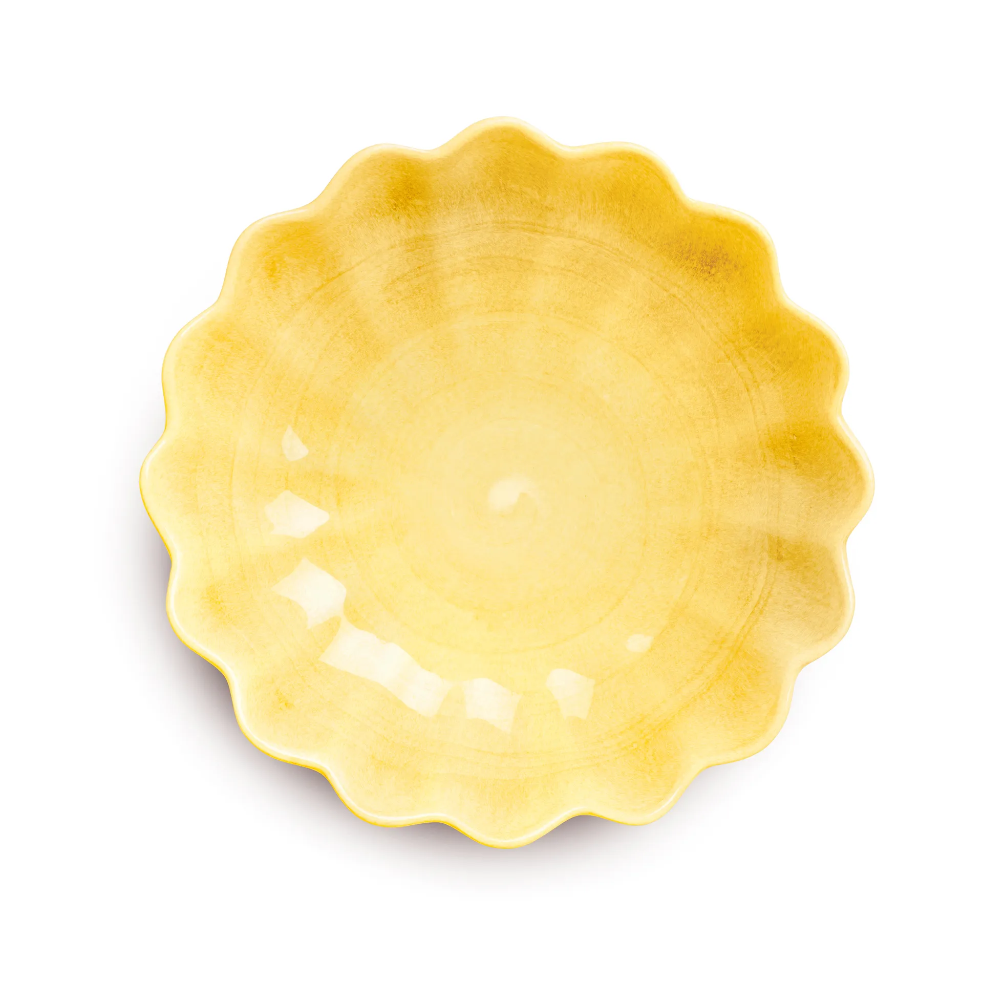 Ciotola Oyster Ø24 cm, Giallo Mateus