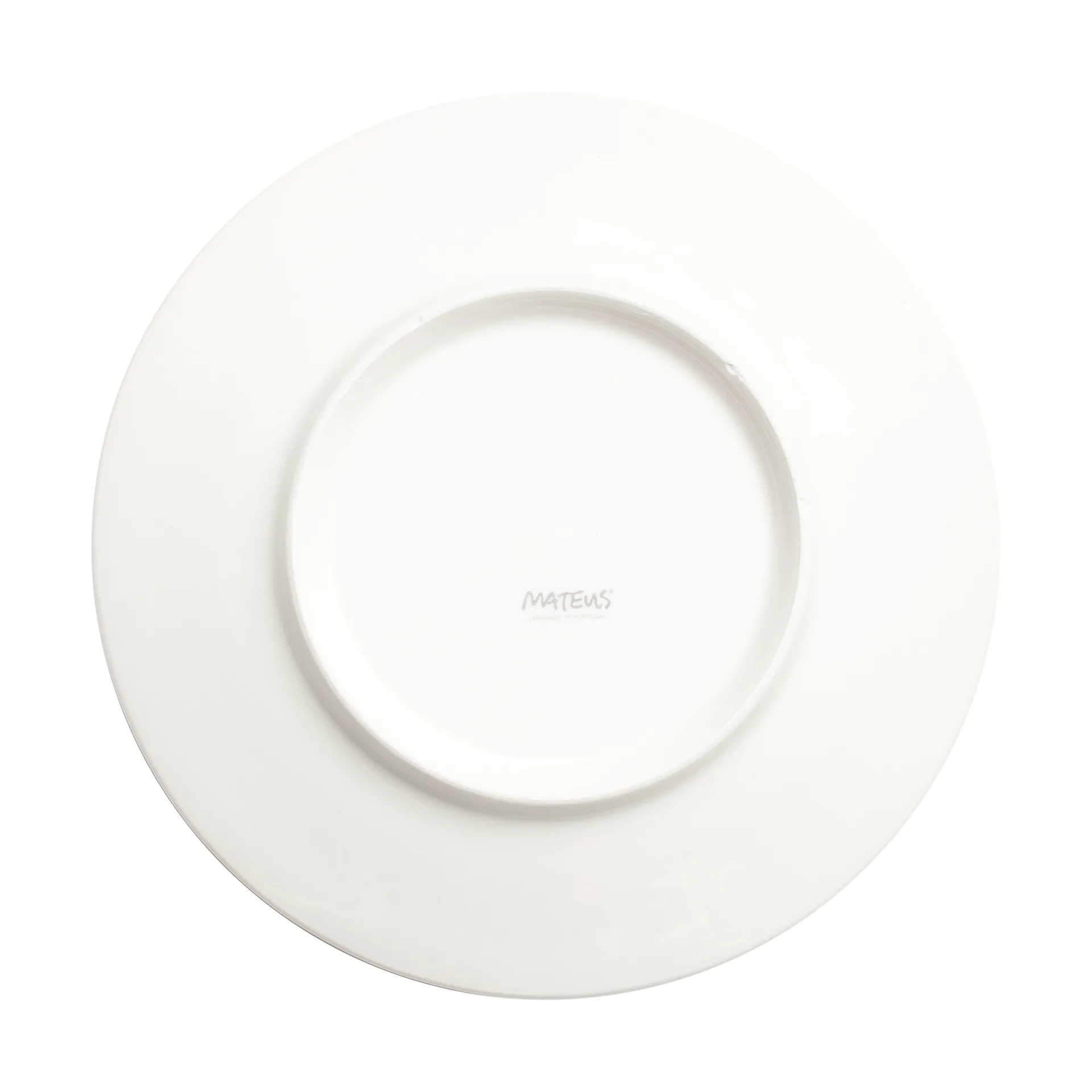 Piattino Flowers tulipani Ø20 cm, Bianco Mateus