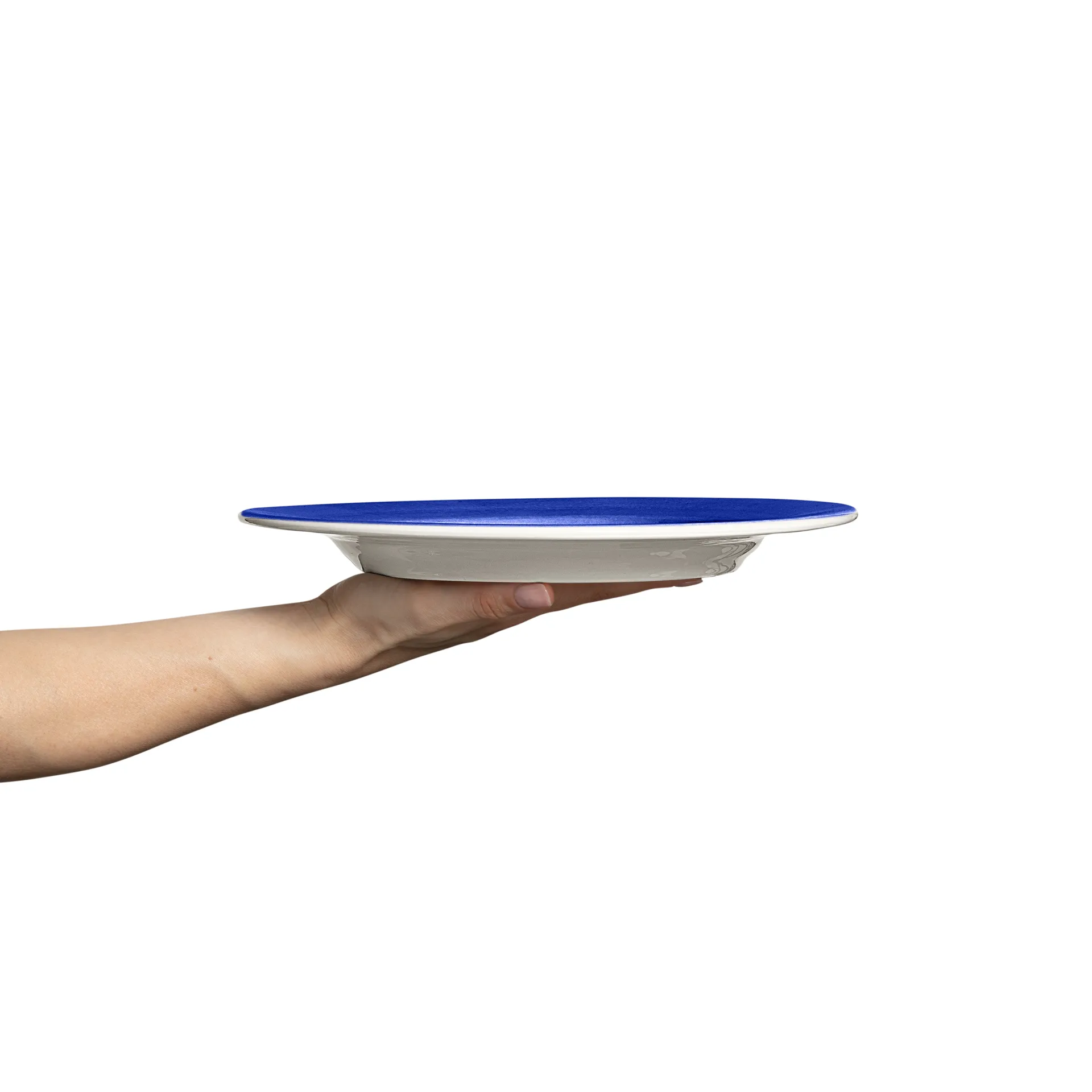 Piatto Basic 25 cm, Blu Mateus