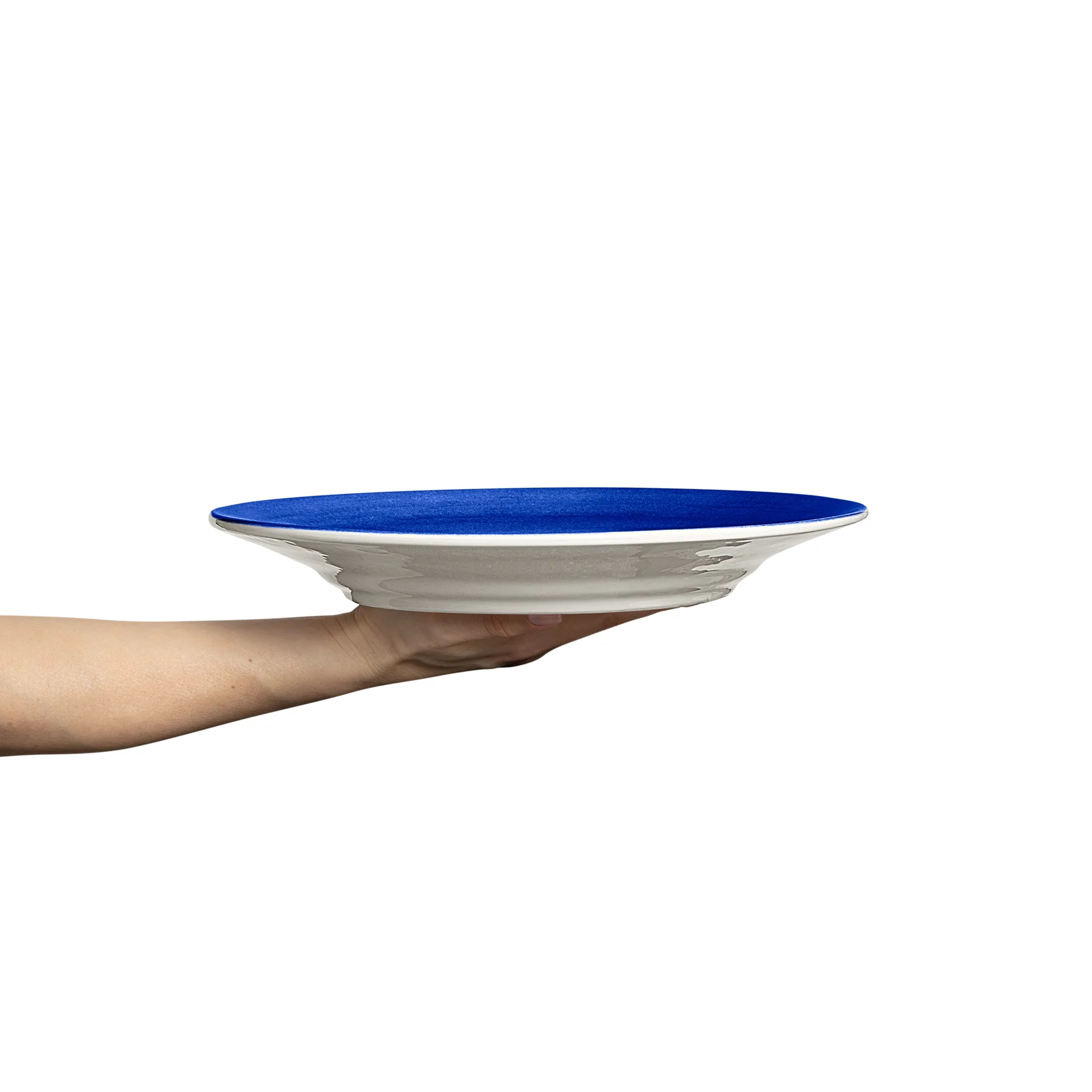 Piatto Basic 28 cm, Blu Mateus