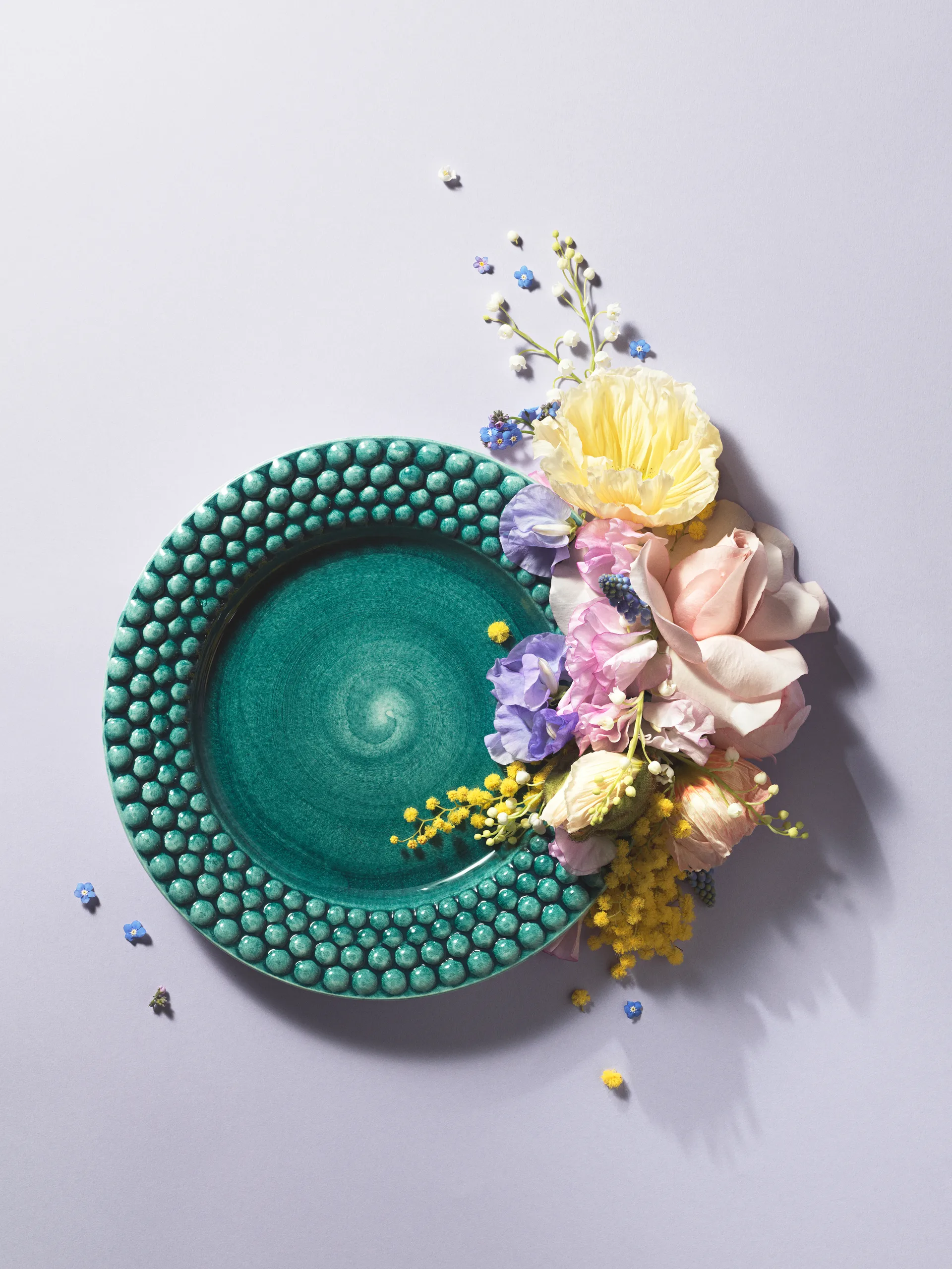 Piatto Bubbles 28 cm, Ocean Mateus