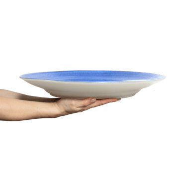 Piatto da portata Basic Ø41 cm - Azzurro  - Mateus