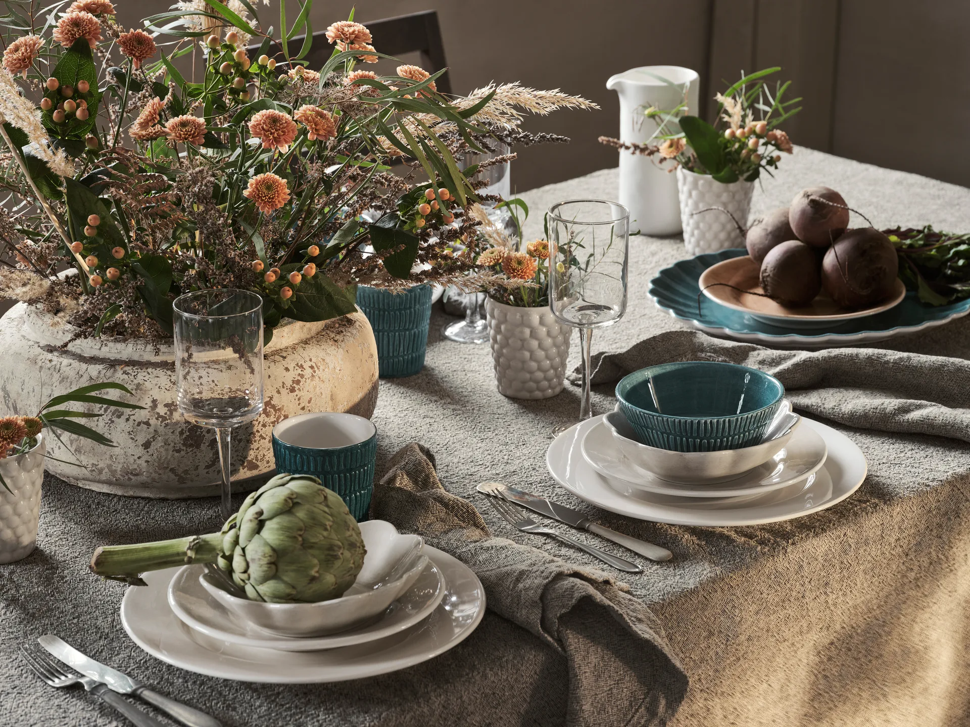 Piatto da portata Oyster 30x35 cm, Ocean Mateus