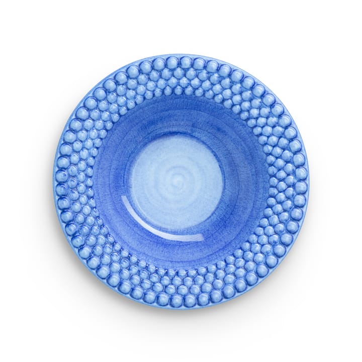 Piatto da zuppa Bubbles 25 cm - Azzurro - Mateus