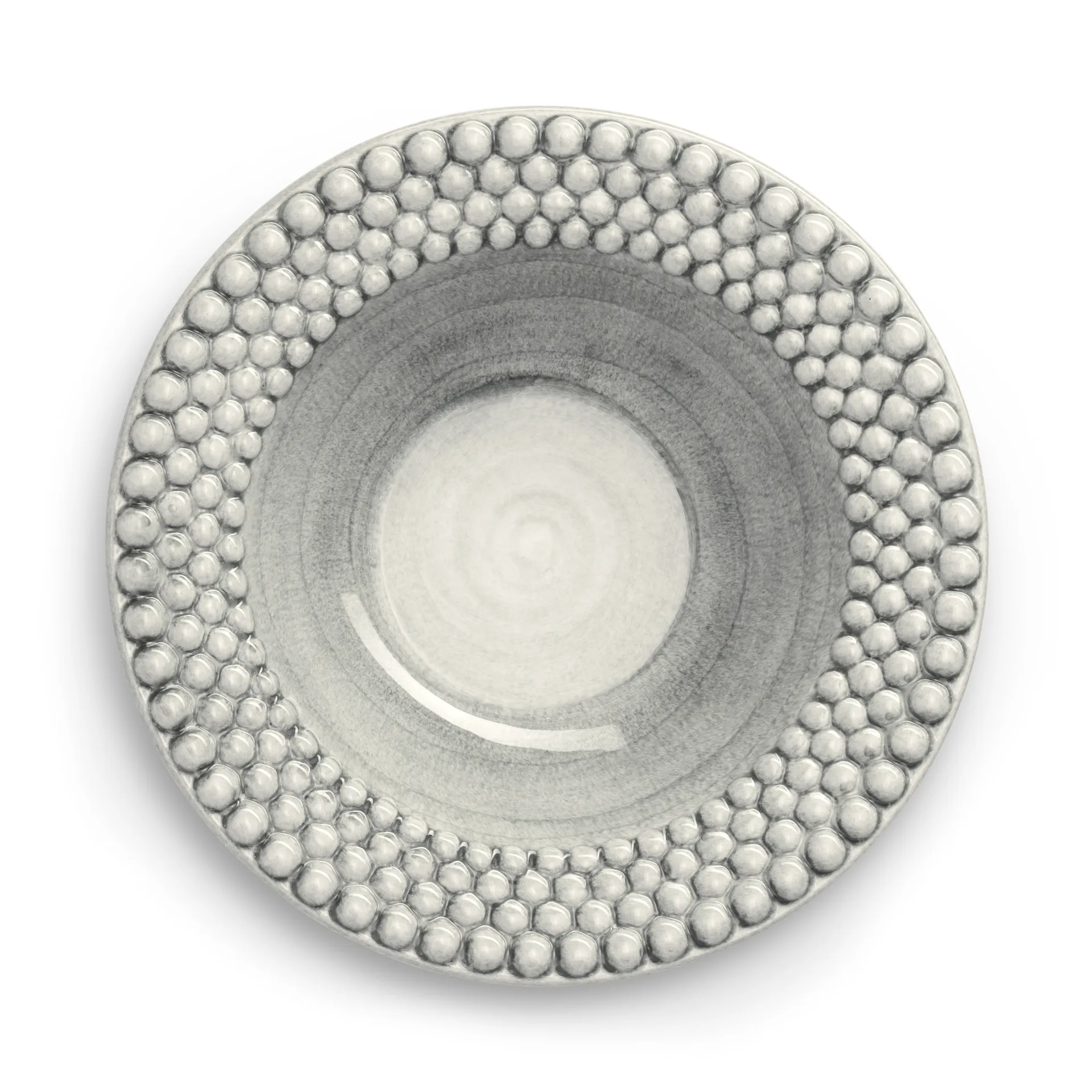 Piatto da zuppa Bubbles 25 cm, Grigio Mateus
