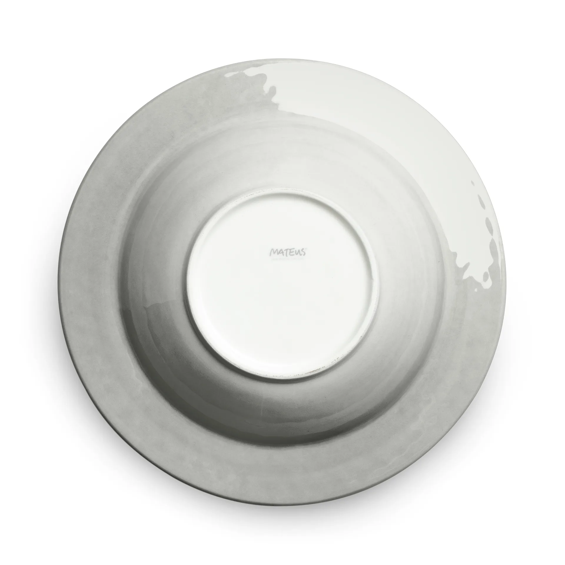 Piatto da zuppa Bubbles 25 cm, Grigio Mateus