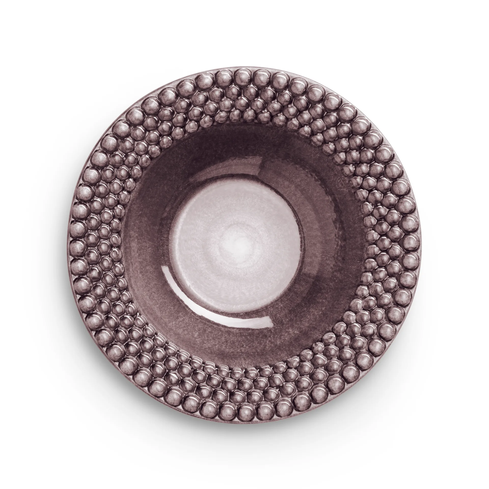 Piatto da zuppa Bubbles 25 cm, Plum Mateus