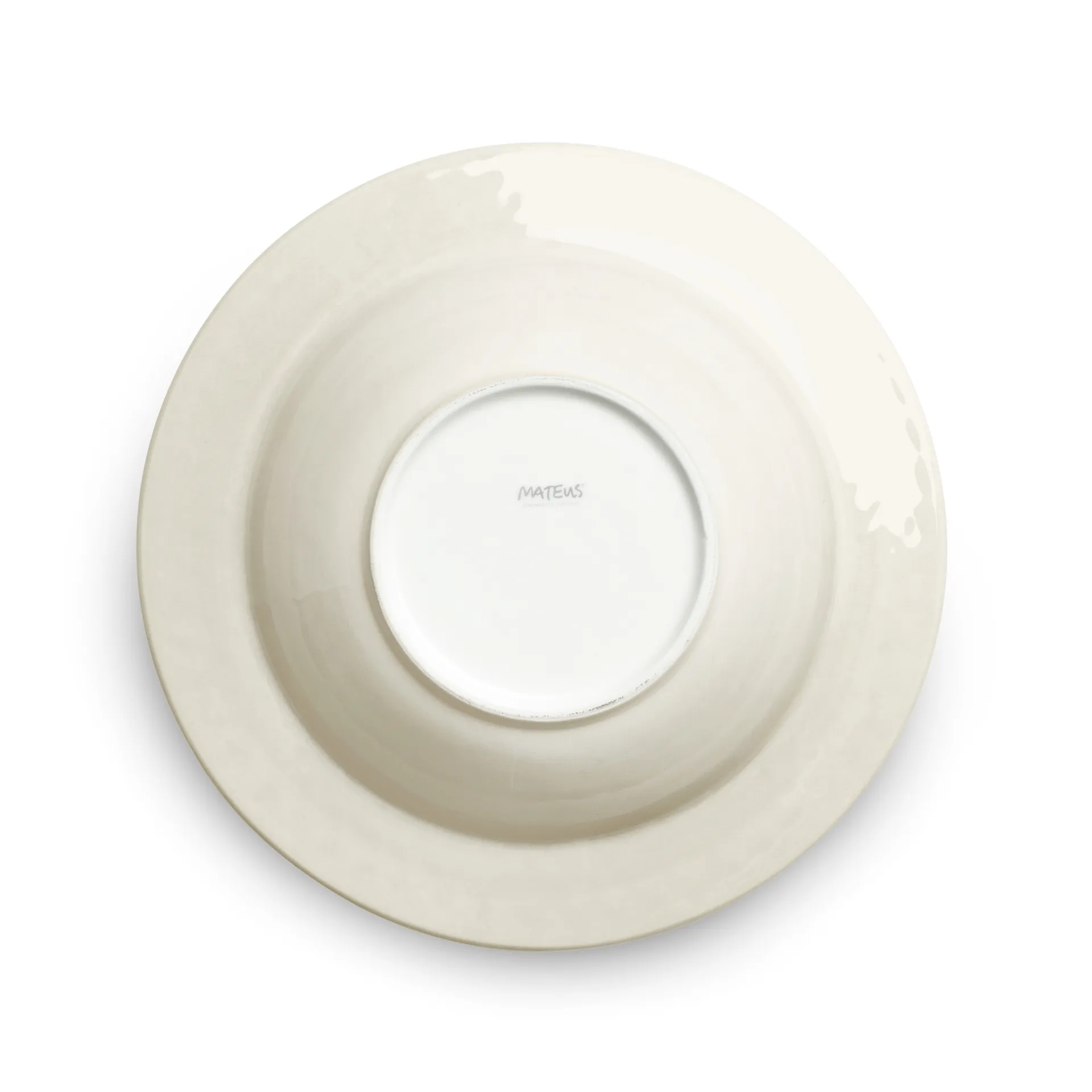 Piatto da zuppa Bubbles 25 cm, Sand Mateus