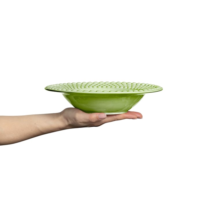 Piatto da zuppa Bubbles 25 cm, Verde Mateus