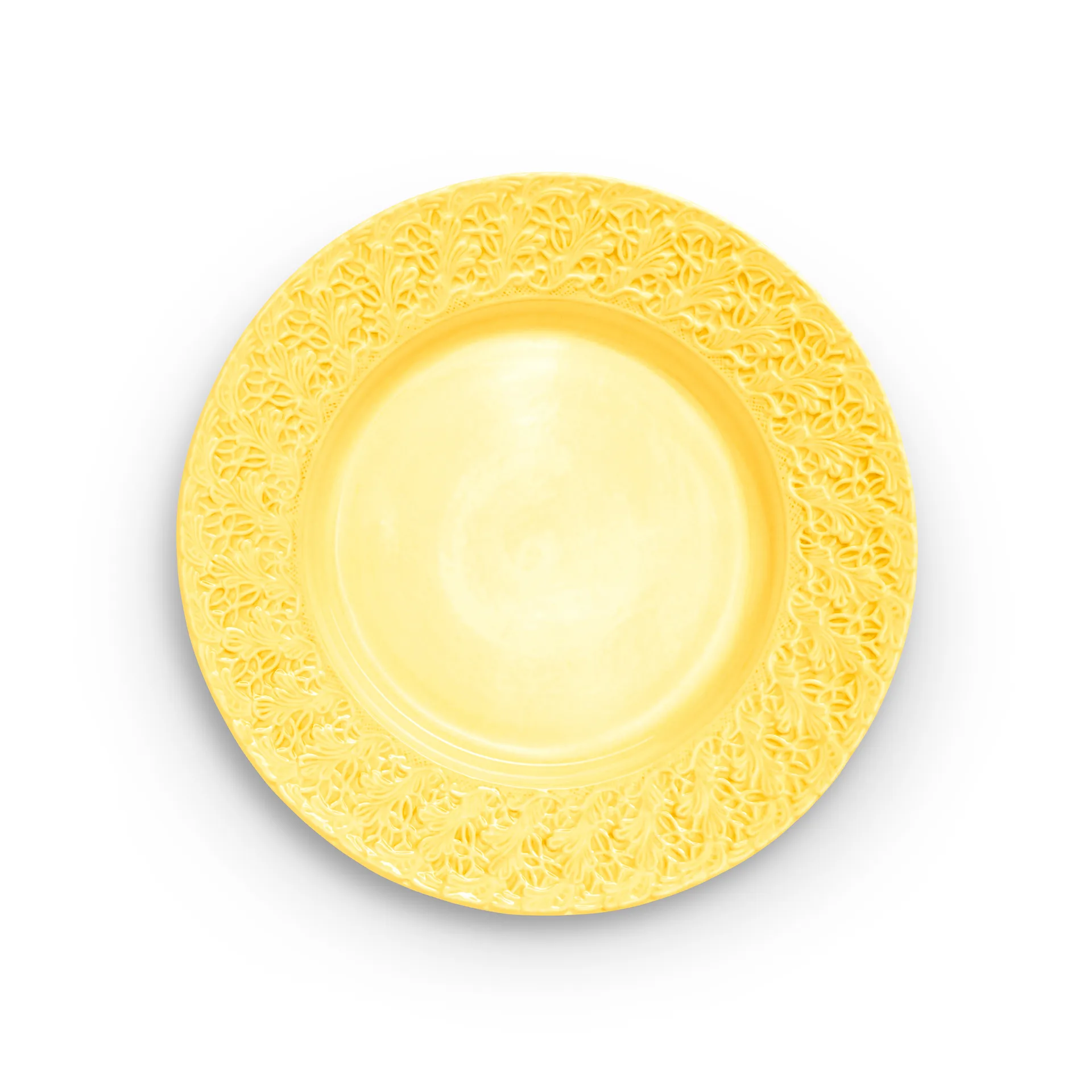 Piatto Lace 32 cm, Giallo Mateus