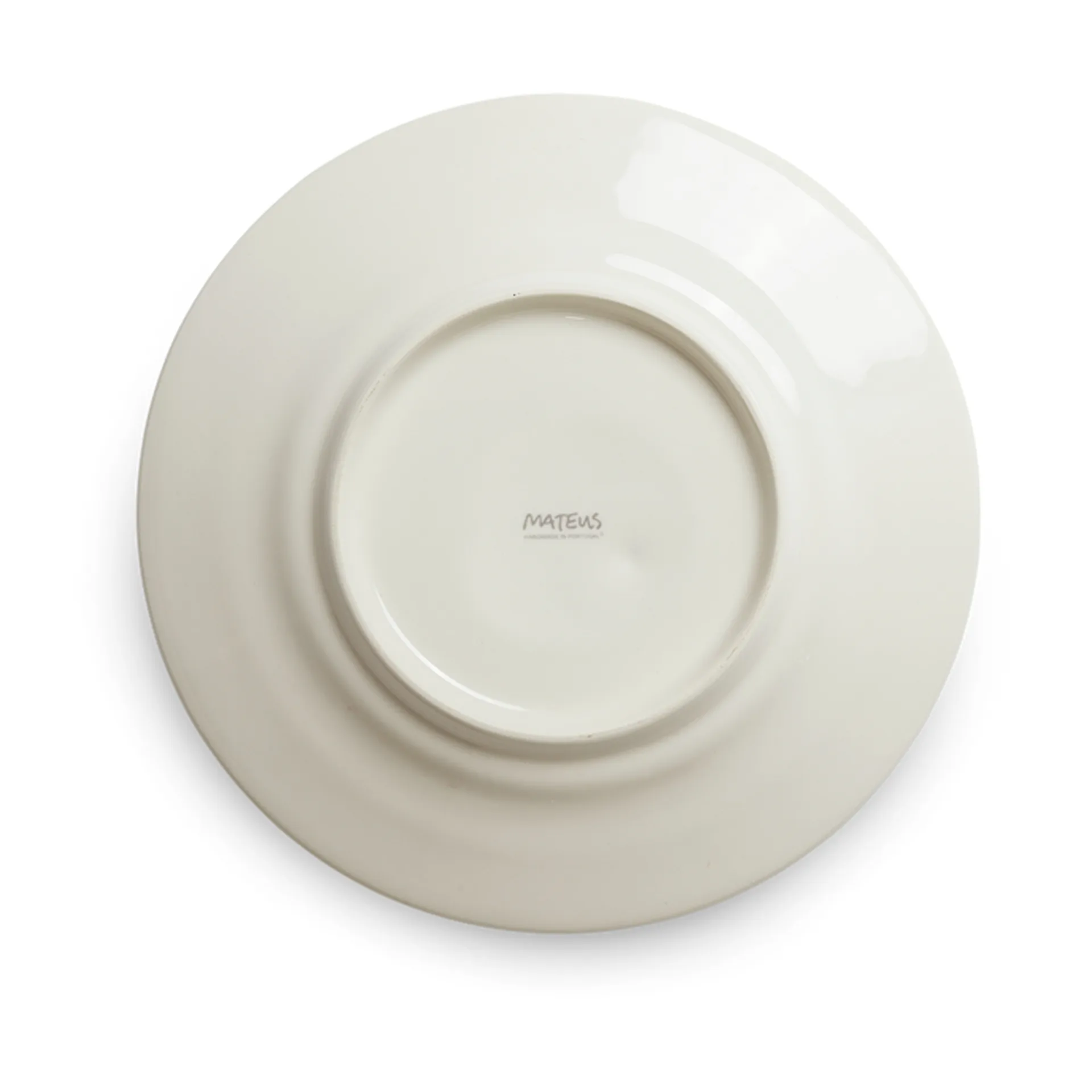 Piatto natalizio Basic, Ø 21 cm, Bianco, multicolore Mateus