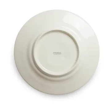 Piatto natalizio Basic, Ø 21 cm - Bianco, multicolore - Mateus