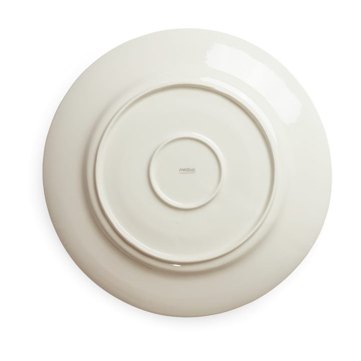 Piatto natalizio Basic, Ø 37,5 cm, Bianco, multicolore Mateus