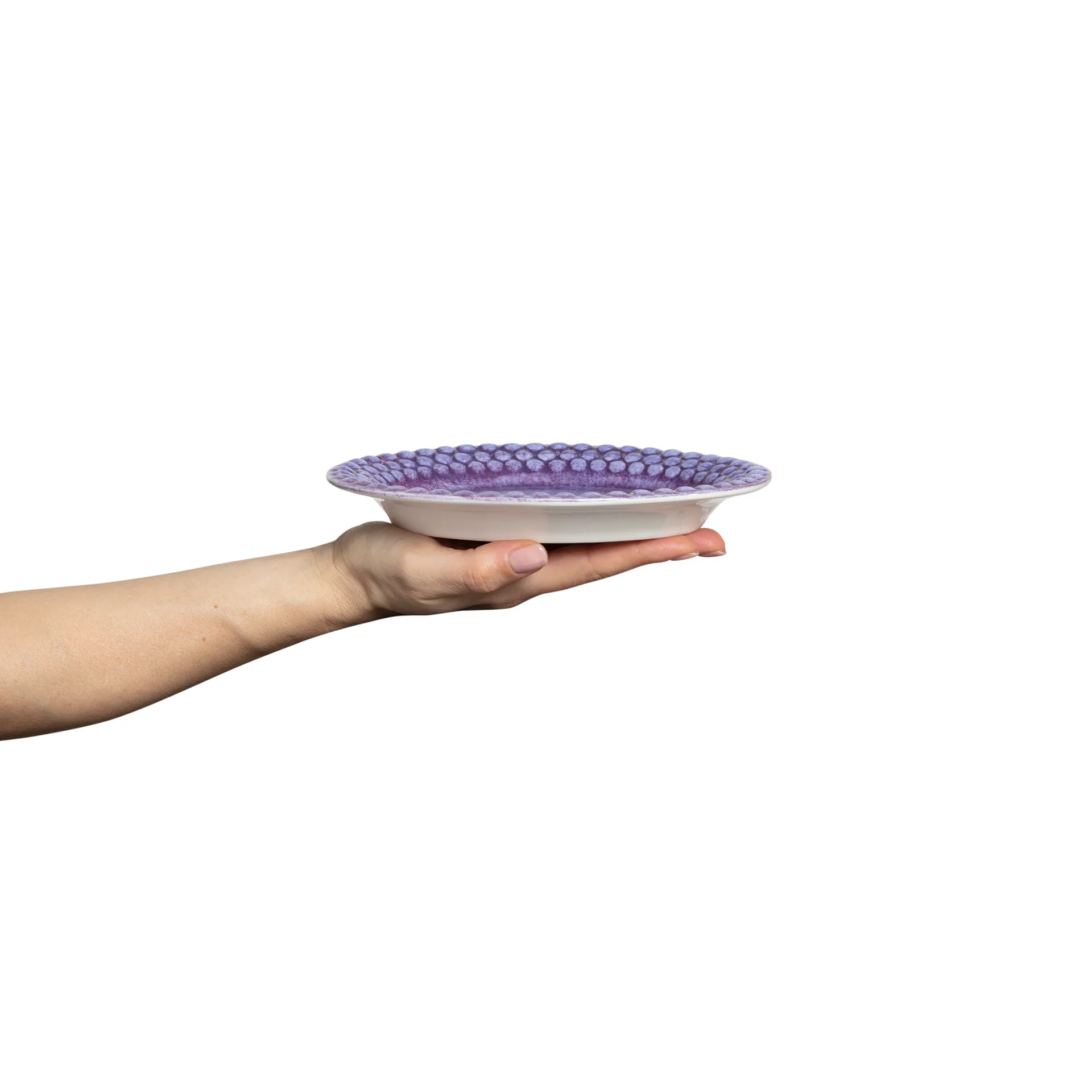 Piatto ovale Bubbles 20 cm, Viola Mateus
