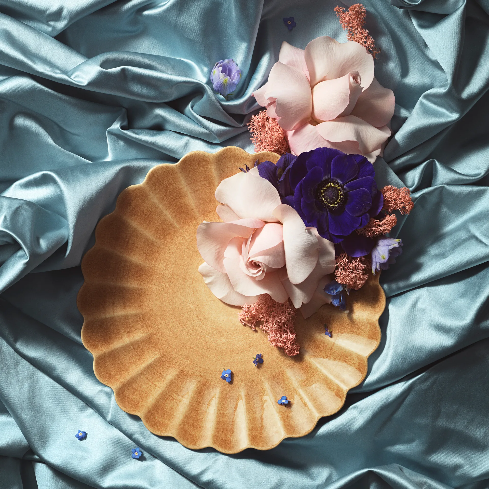 Piatto Oyster 20 cm, cinnamon Mateus