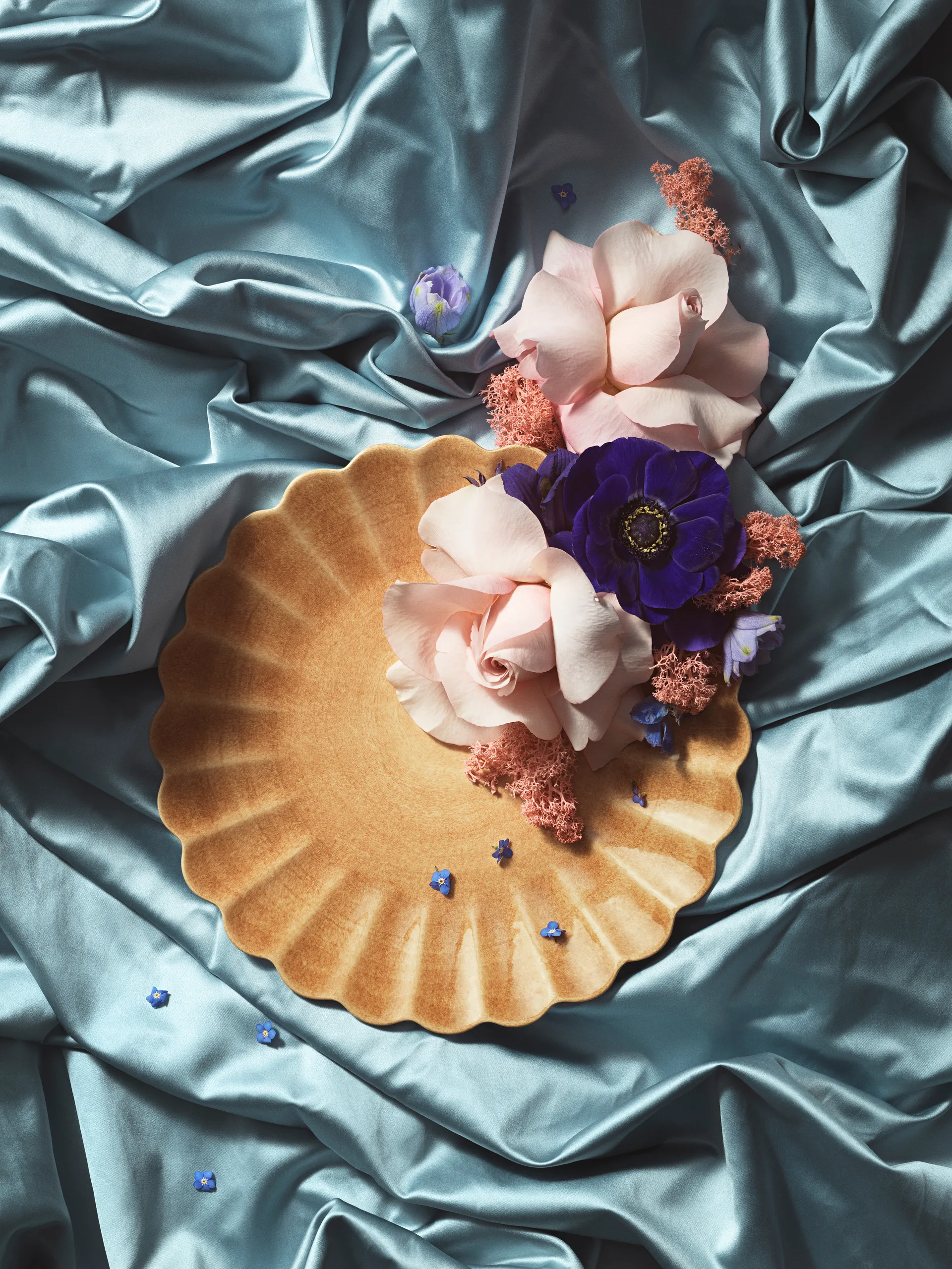 Piatto Oyster 20 cm, cinnamon Mateus