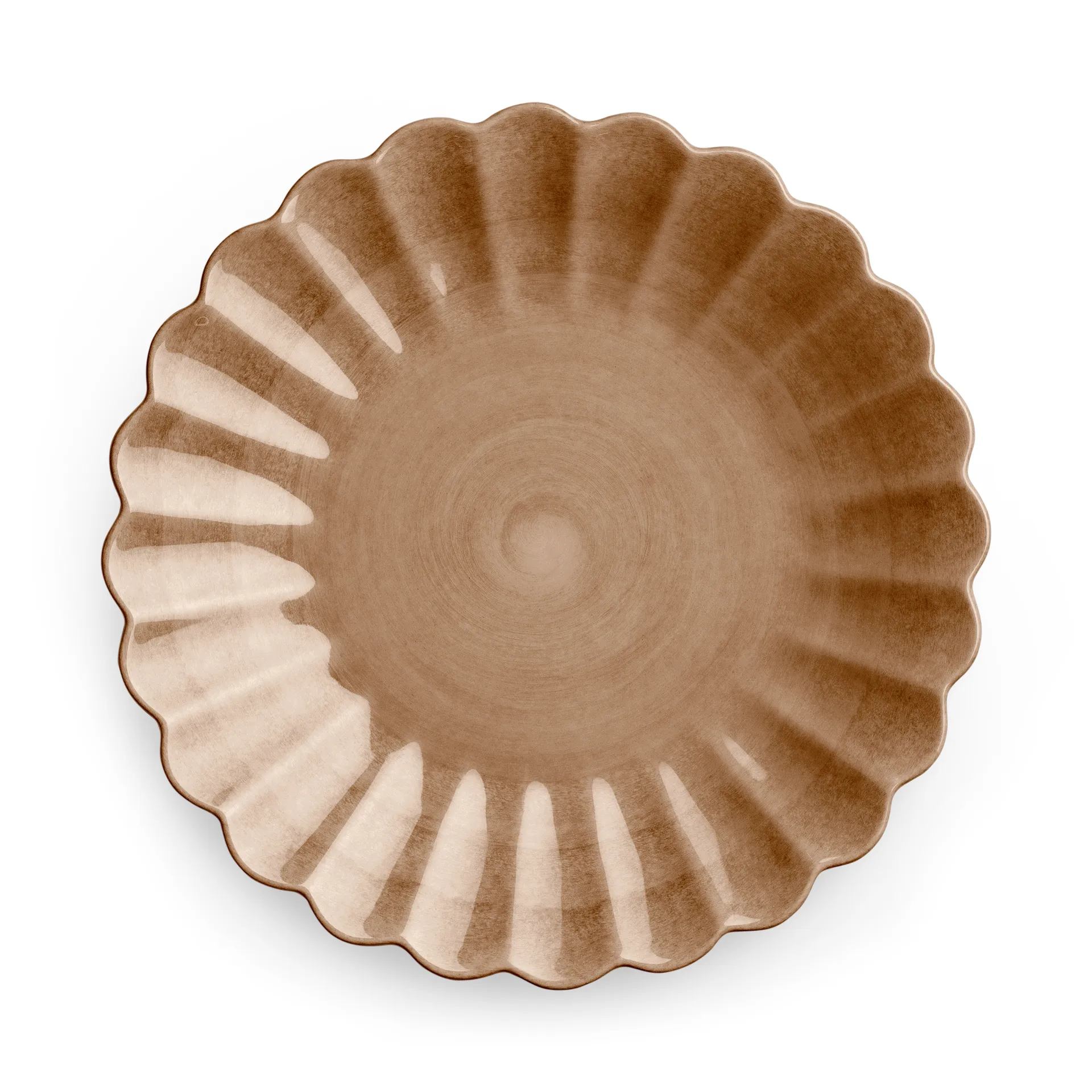 Piatto Oyster 20 cm, cinnamon Mateus