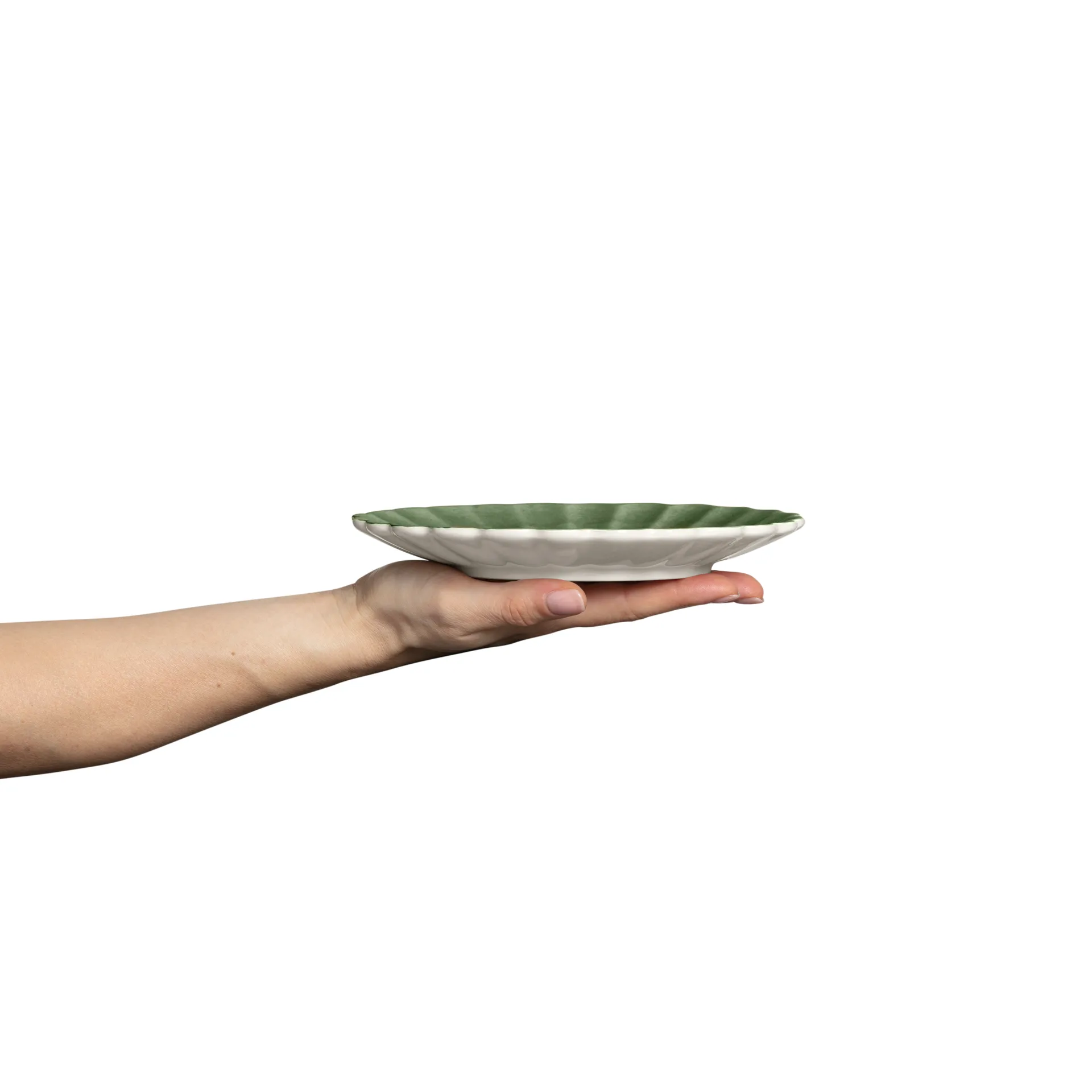 Piatto Oyster 20 cm, Forest green Mateus