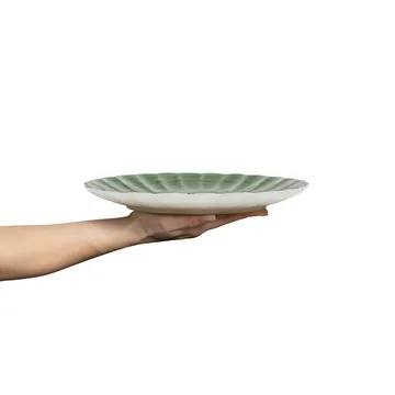 Piatto Oyster 28 cm - Forest green - Mateus