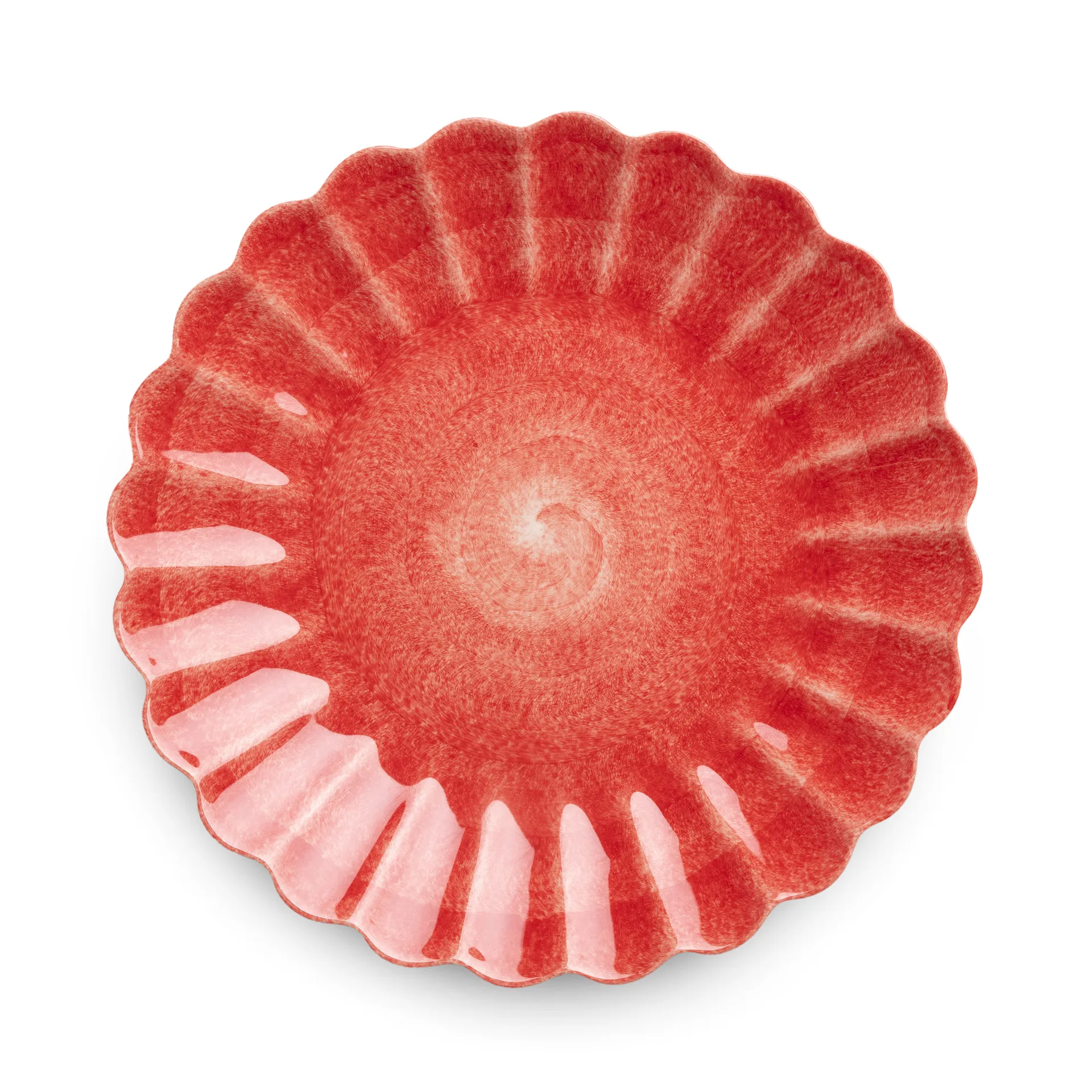 Piatto Oyster 28 cm, Rosso Mateus