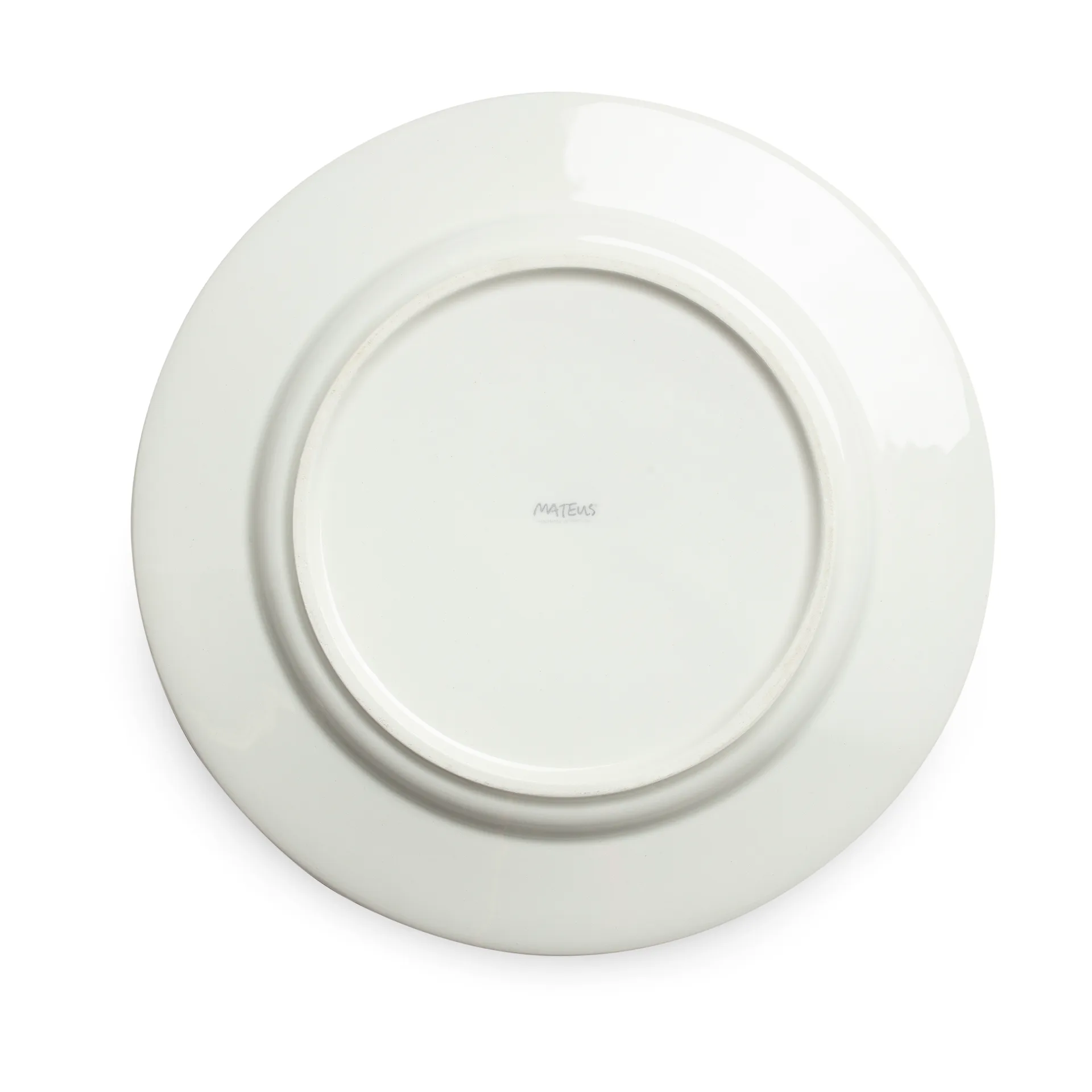 Piatto piano Flowers tulipani Ø28 cm, Bianco Mateus