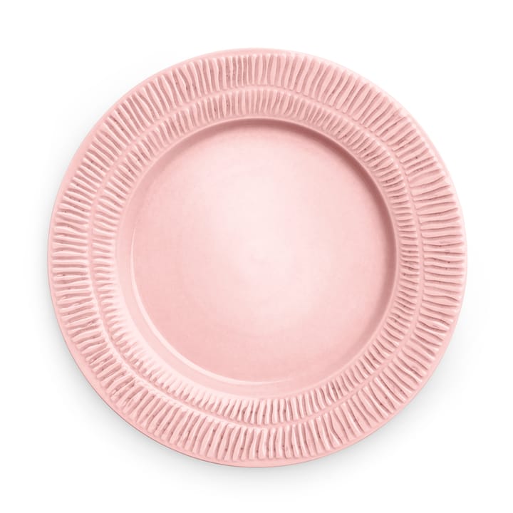 Piatto Stripes Ø 28 cm - rosa chiaro - Mateus