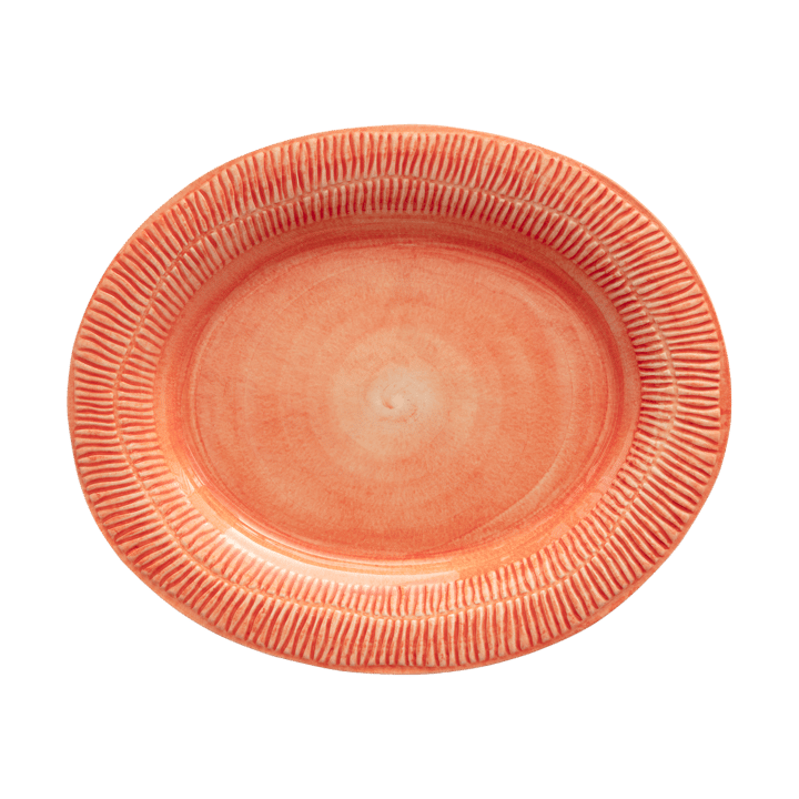 Piatto Stripes 30x35 cm - Arancione - Mateus