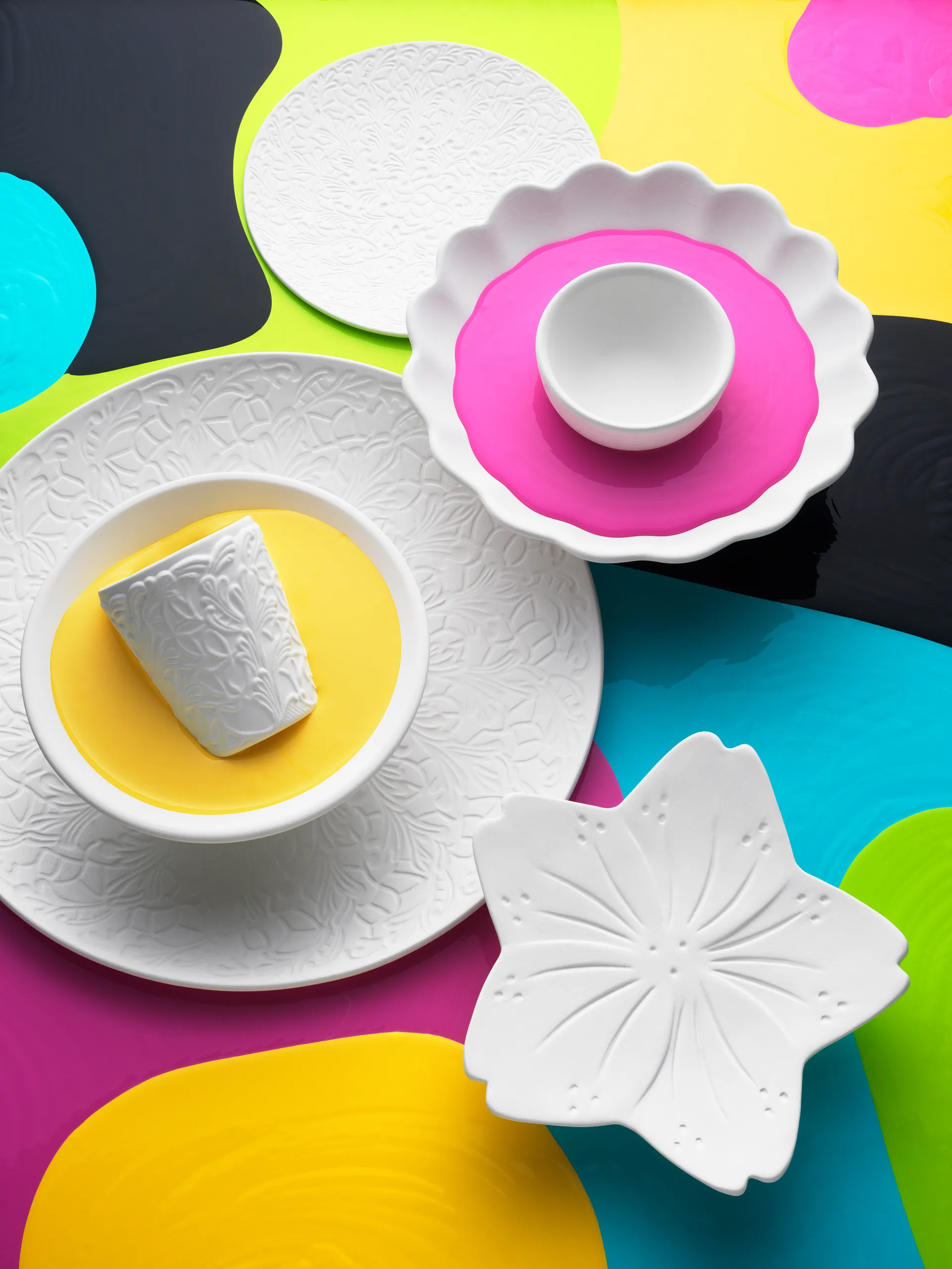 Tazza Lace 30 cl, Bianco Mateus