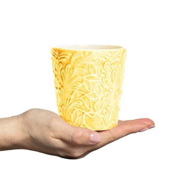 Tazza Lace 30 cl - Giallo - Mateus