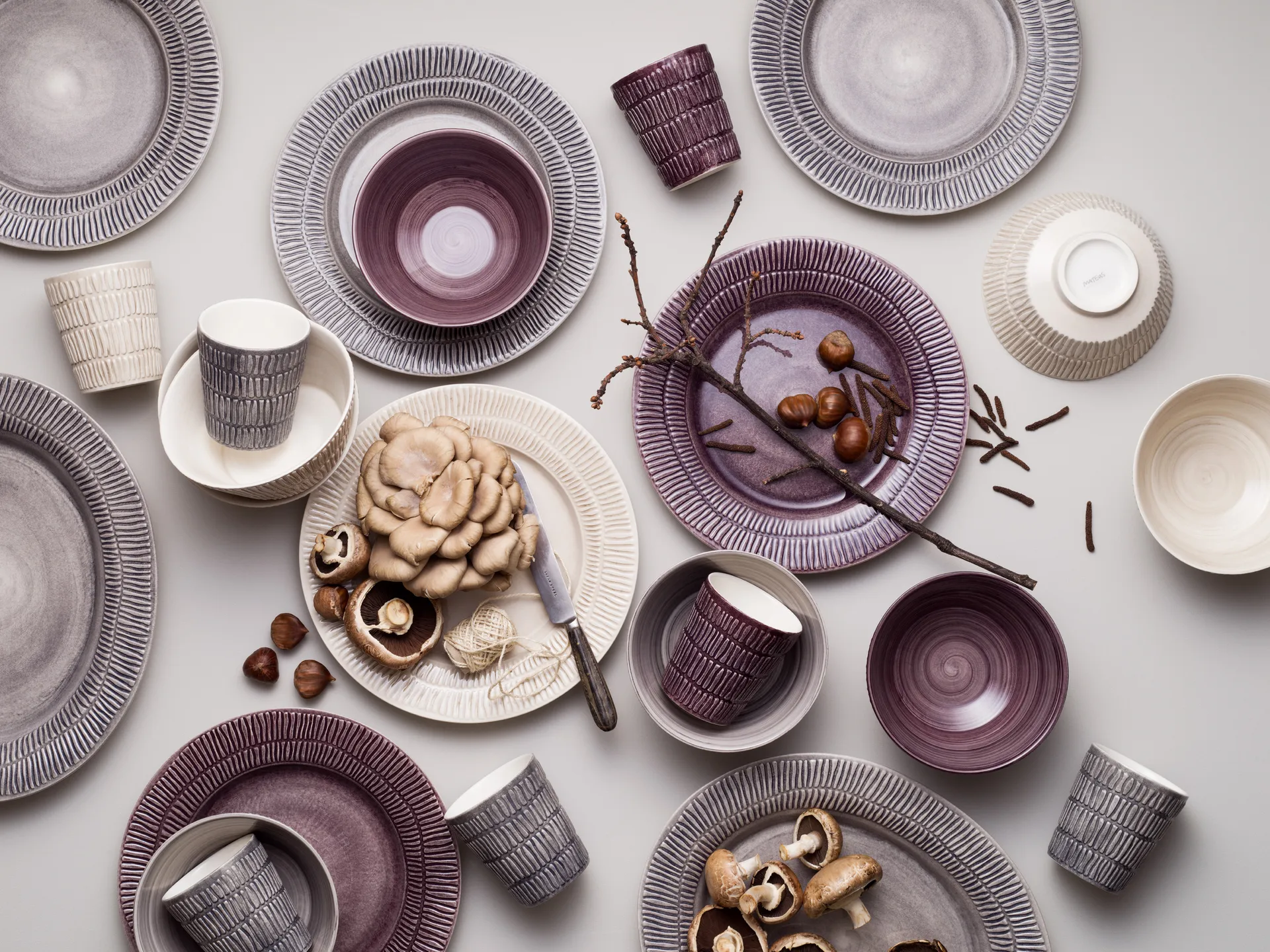 Tazza Lace 30 cl, Grigio Mateus