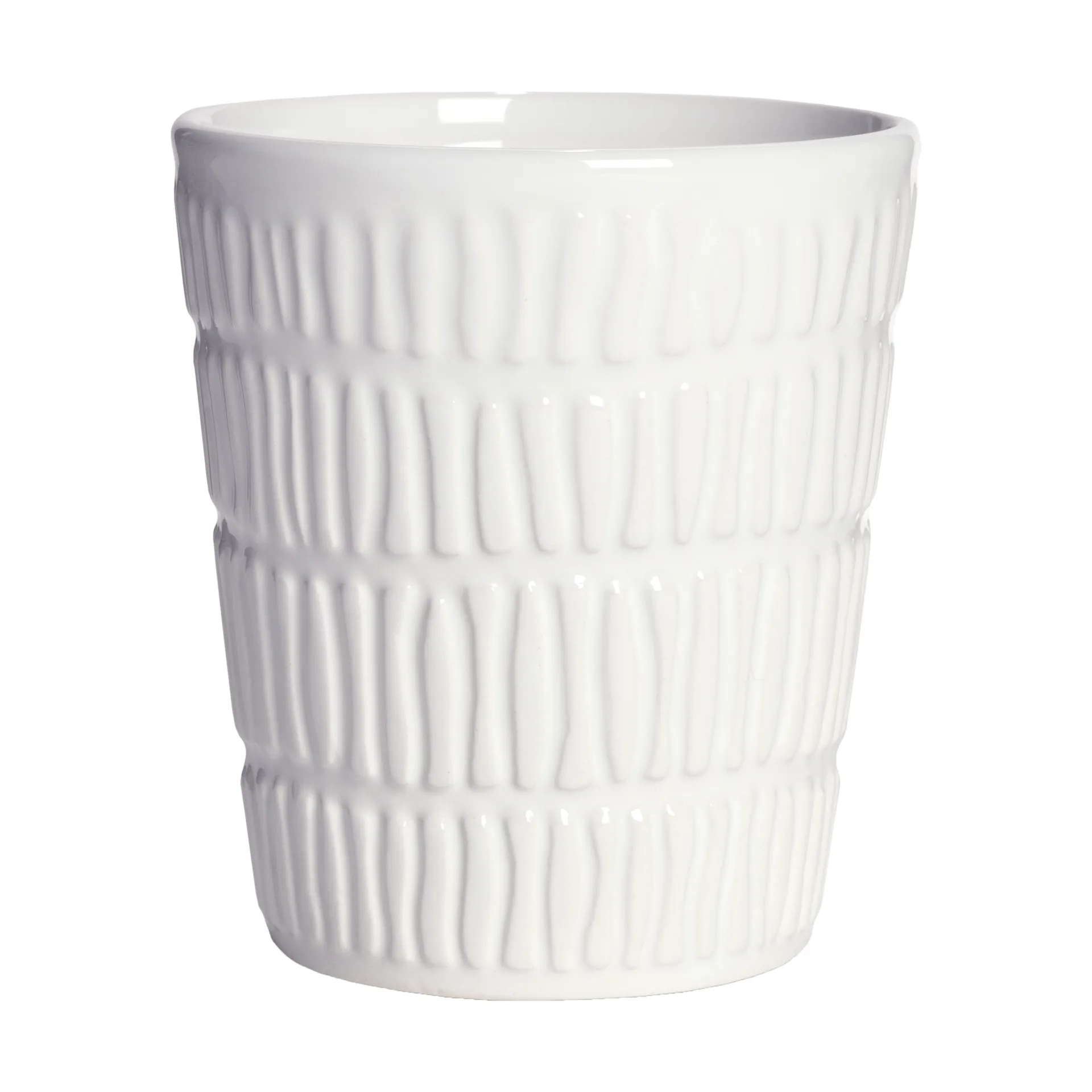 Tazza Stripes 30 cl, Bianco Mateus