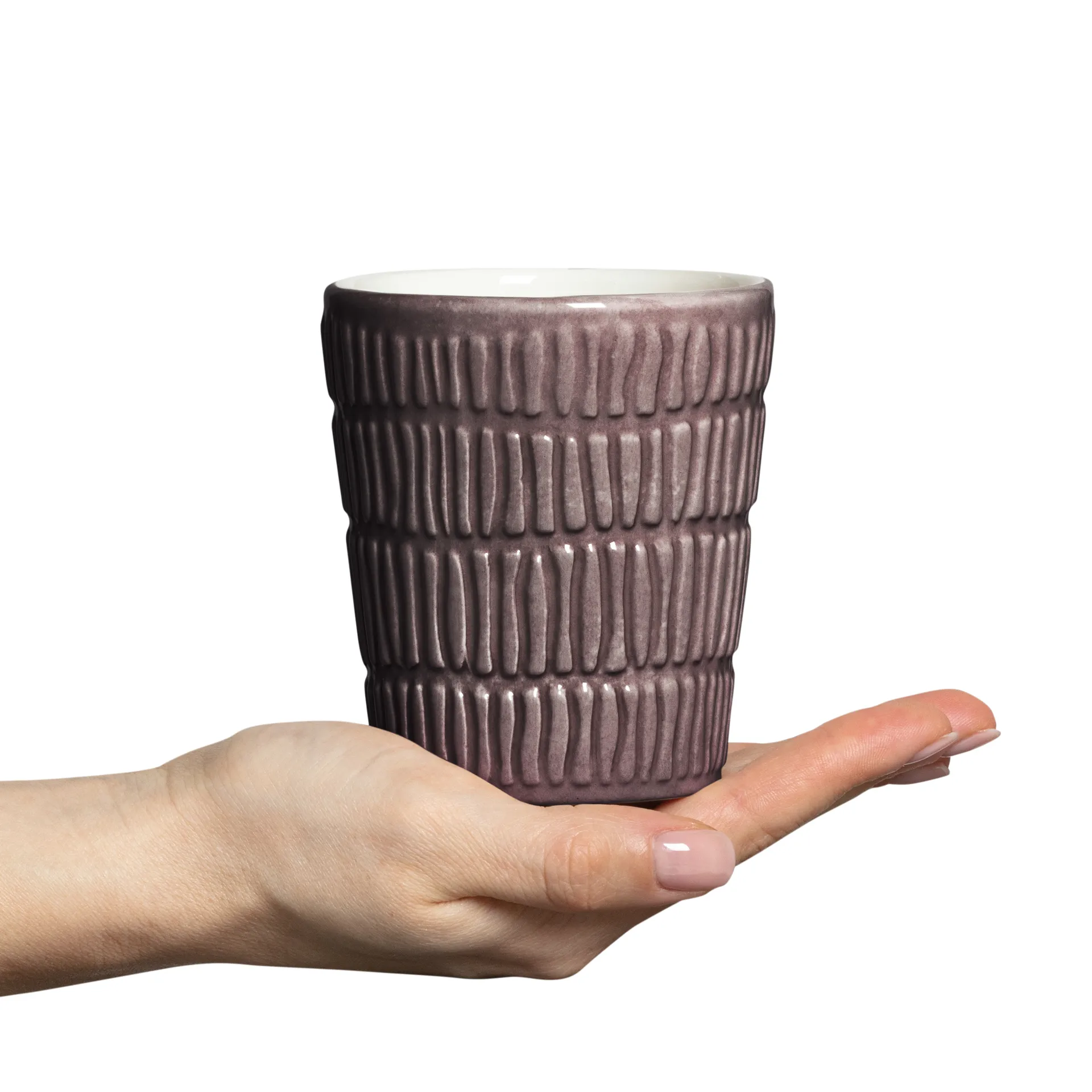 Tazza Stripes 30 cl, plum Mateus