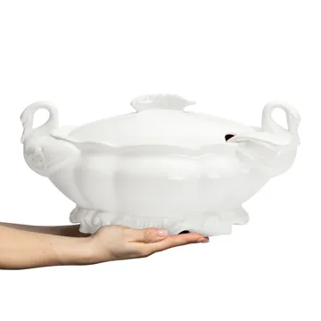 Terrina Lace 4,7 litri - Bianco - Mateus