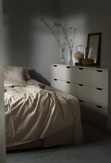 Comò doppio 6 cassetti Aoko  - Beige - Mavis