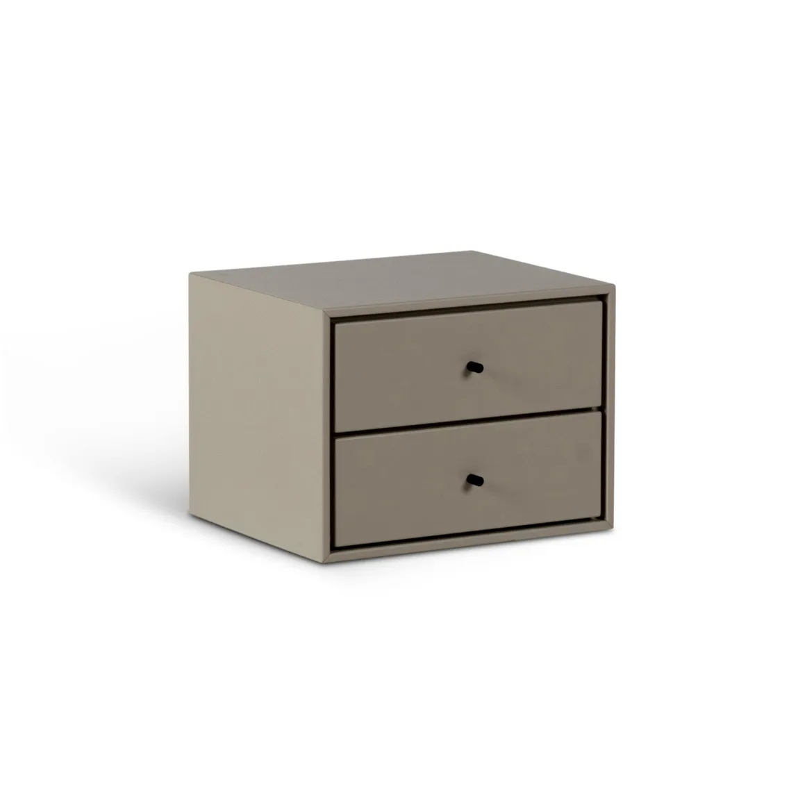 Comodino a muro Volt , Beige-nero Mavis