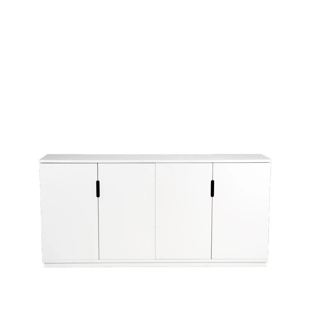 Credenza 77x160 cm Aoko , lacca bianca Mavis