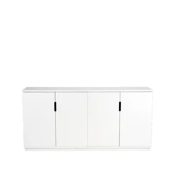 Credenza 77x160 cm Aoko  - lacca bianca - Mavis