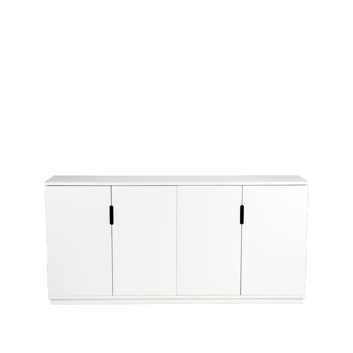 Credenza 77x160 cm Aoko  - lacca bianca - Mavis
