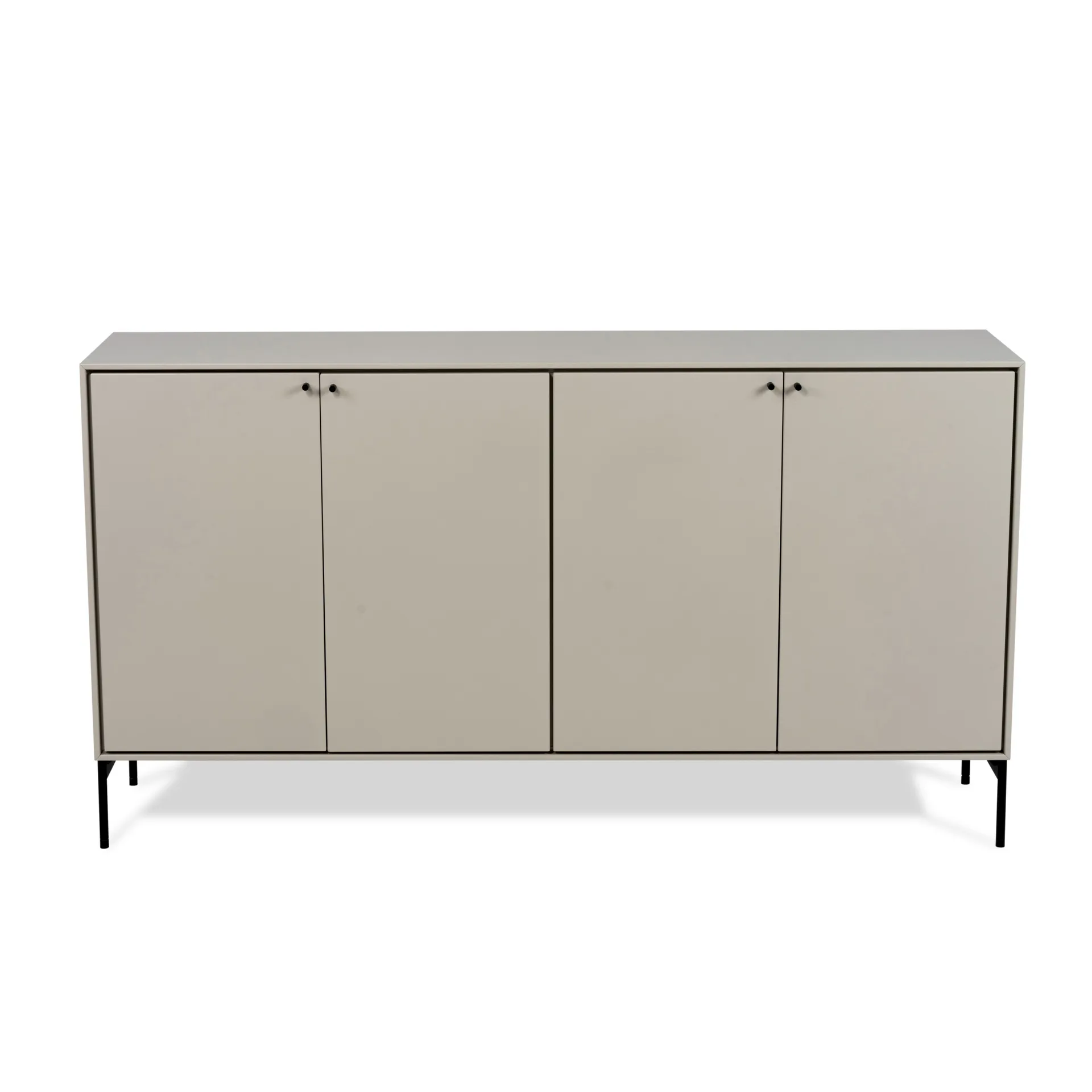 Credenza 80x148 cm Volt , Beige-nero Mavis
