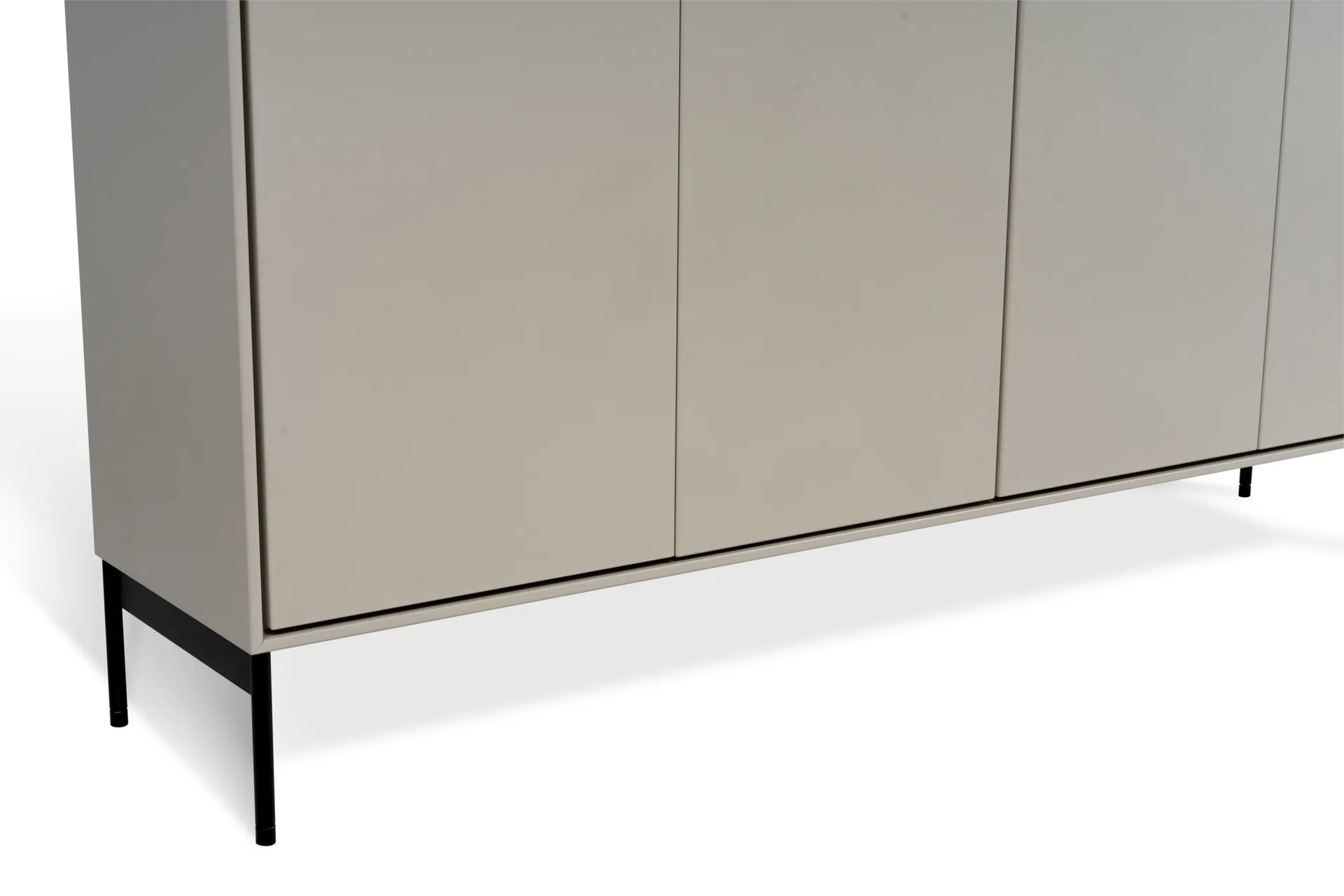 Credenza 80x148 cm Volt , Beige-nero Mavis