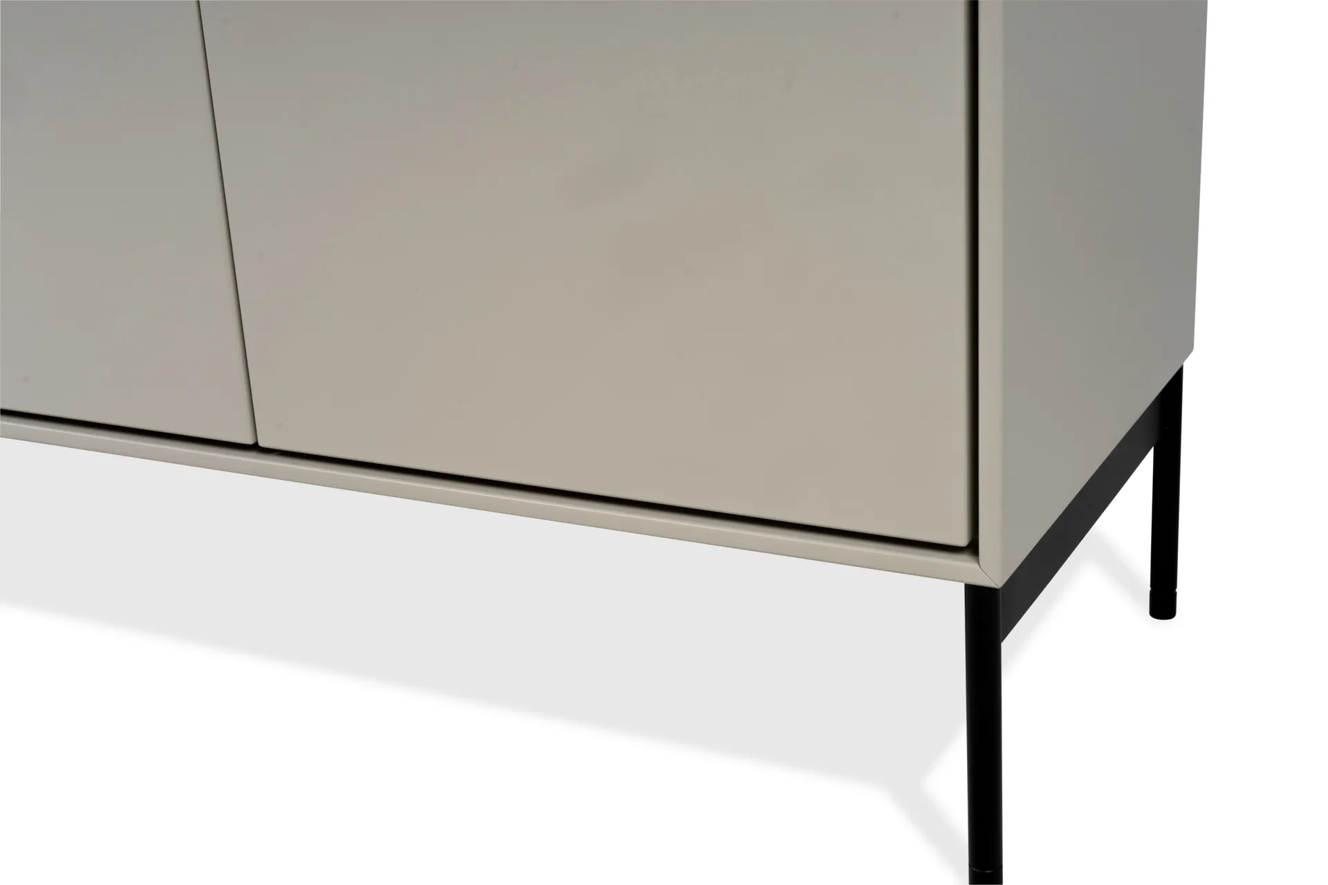 Credenza 80x148 cm Volt , Beige-nero Mavis