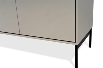 Credenza 80x148 cm Volt  - Beige-nero - Mavis