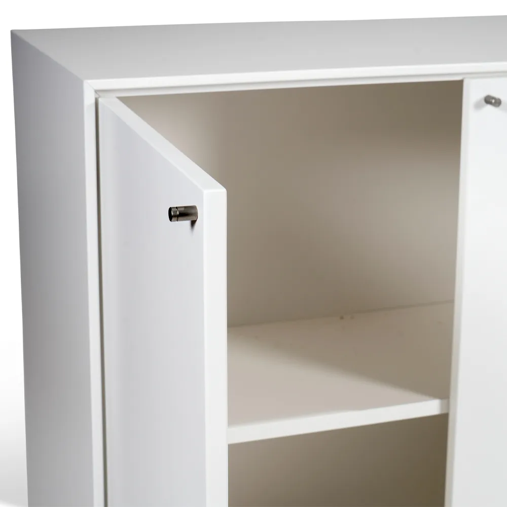 Credenza 80x148 cm Volt , Verniciato bianco Mavis