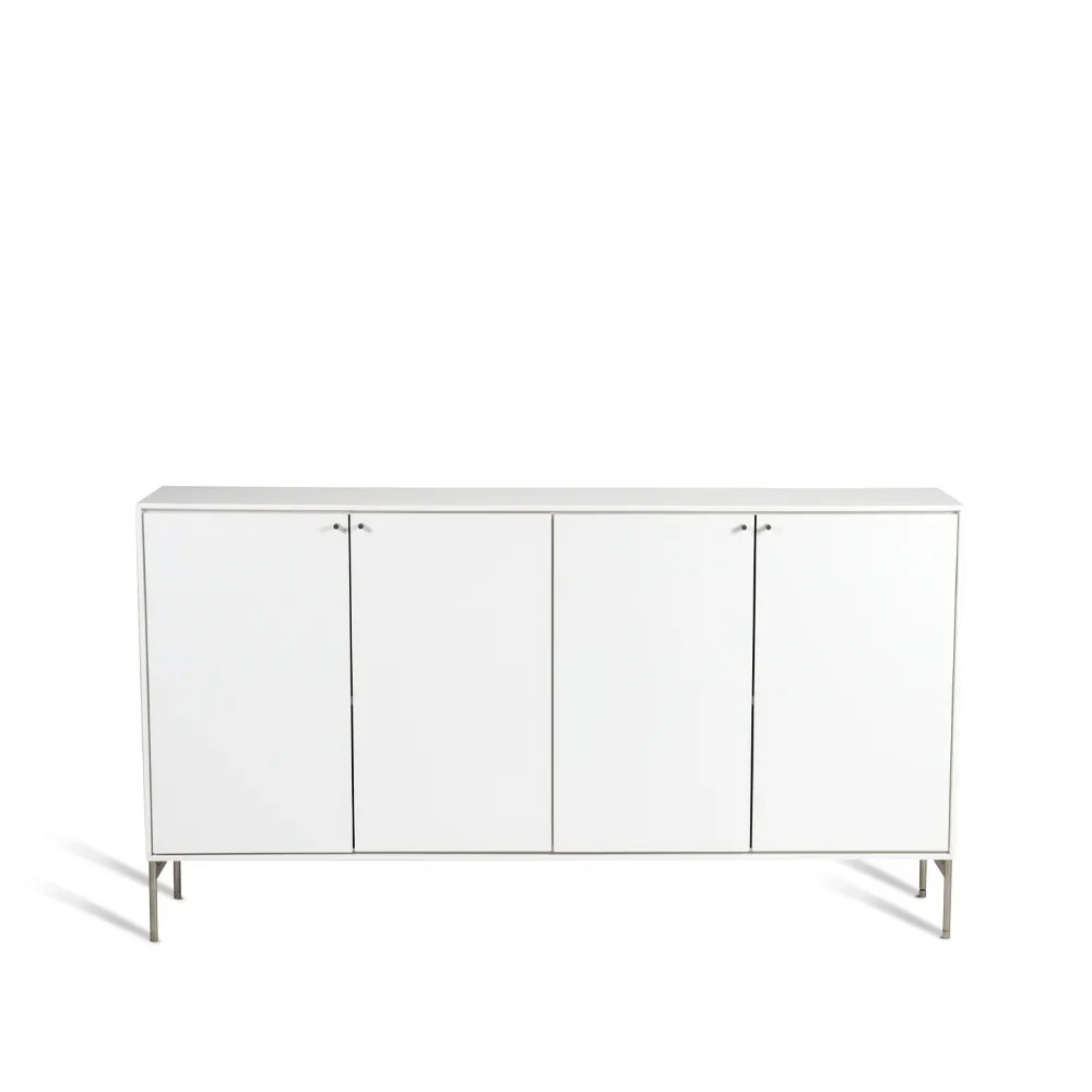 Credenza 80x148 cm Volt , Verniciato bianco Mavis