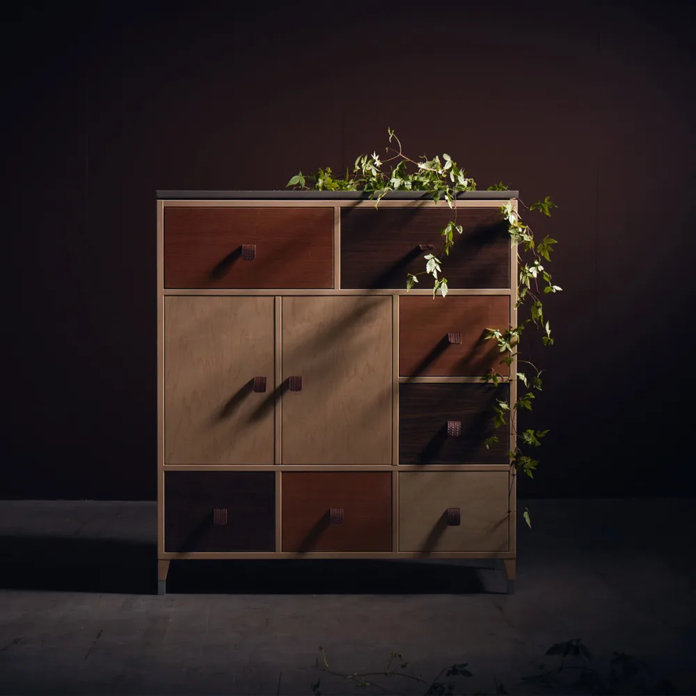 Credenza Abisko, legni misti Mavis